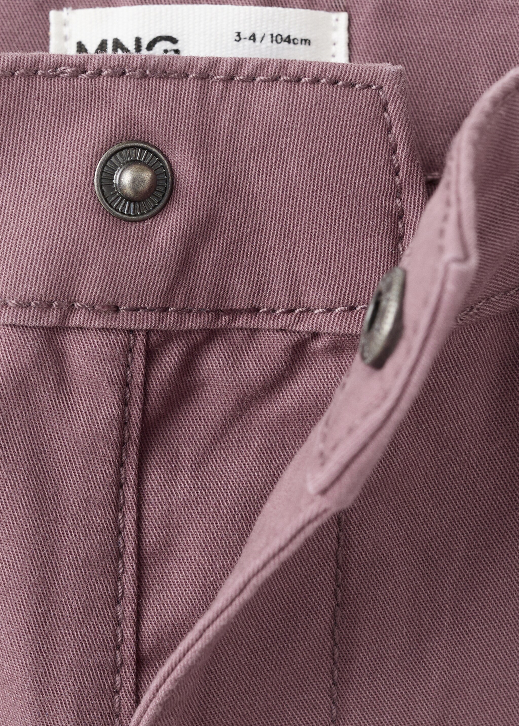 Cargo pockets Bermuda shorts - Details of the article 8, Purple. Ref: 27018270-00.