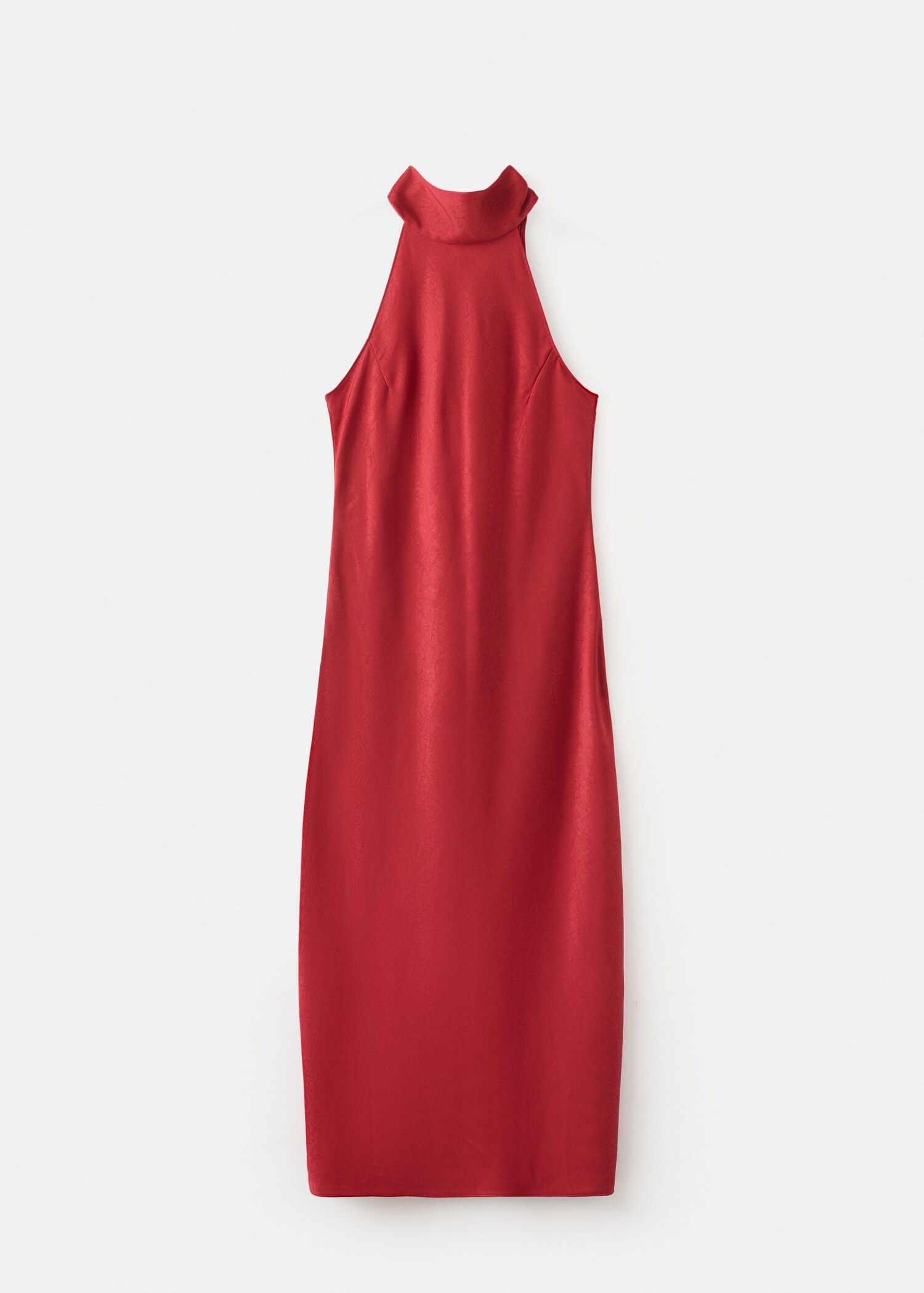 Halter-neck dress with bow - Article without model