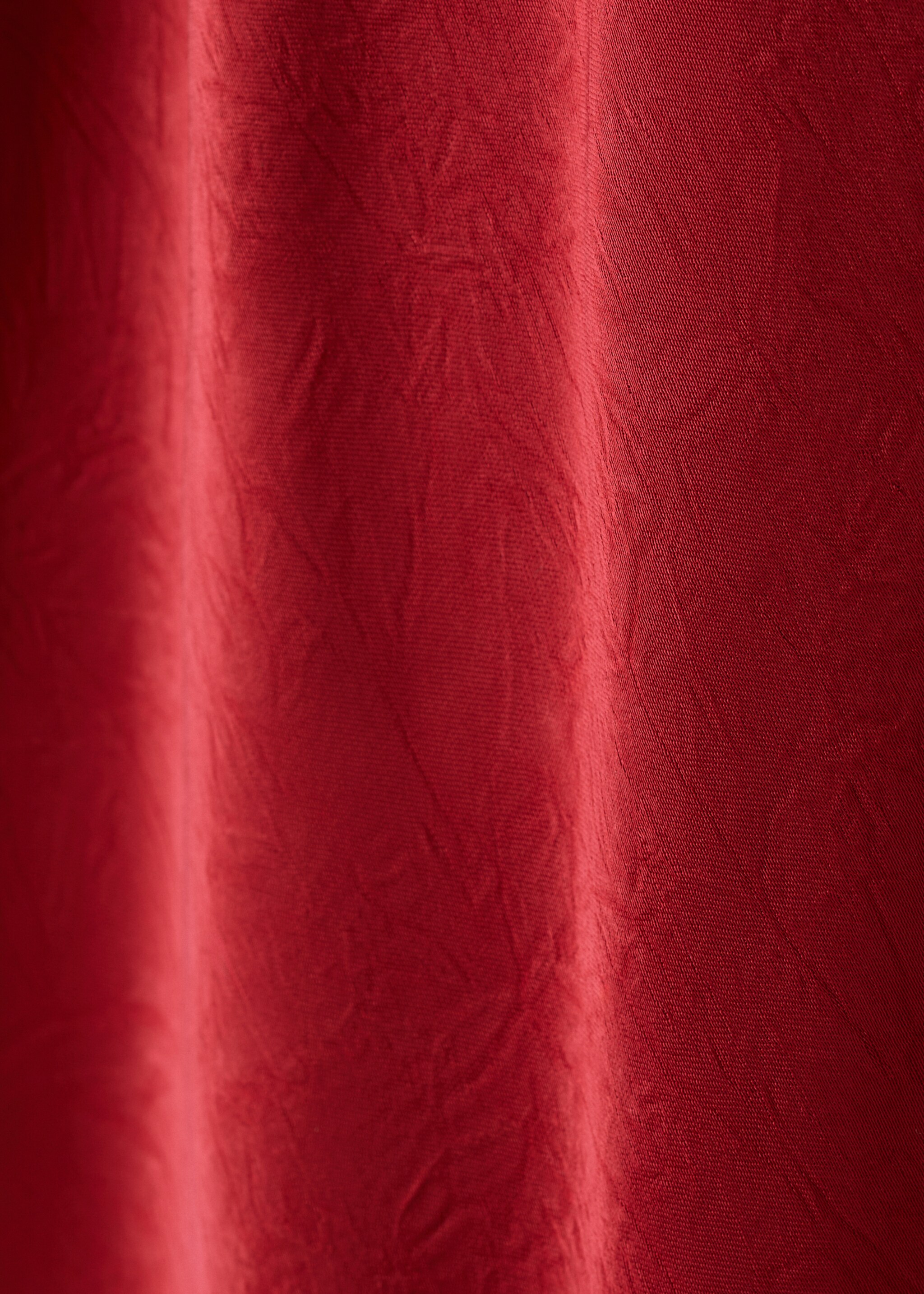 Halter-neck dress with bow - Details of the article 0, Red. Ref: 27019069-00.