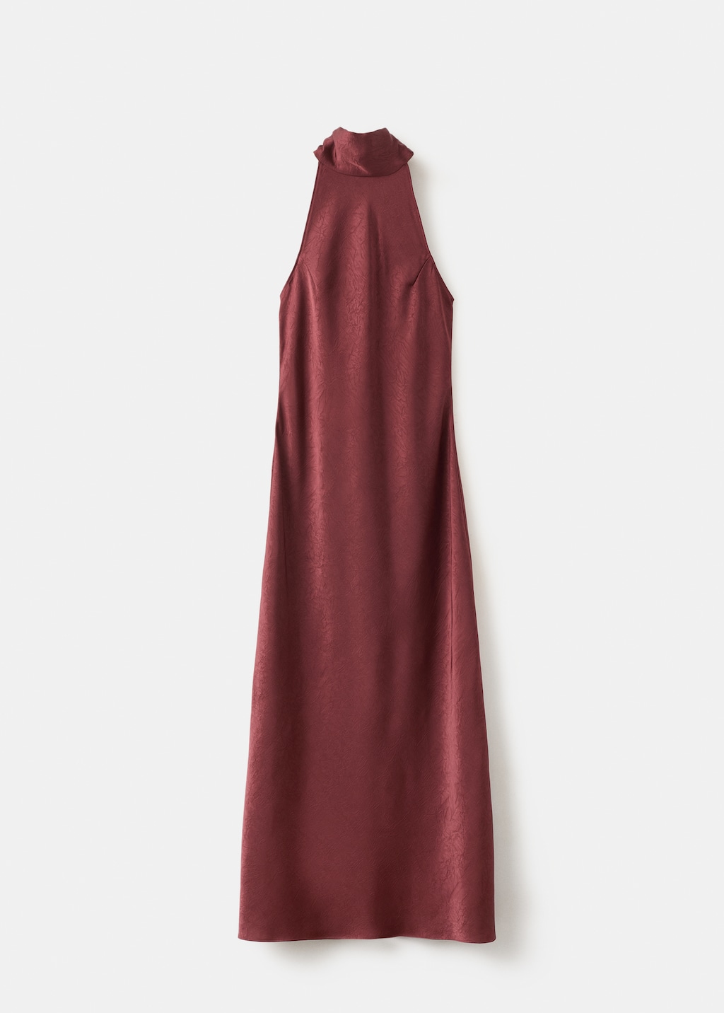 Halter-neck dress with bow - image 2