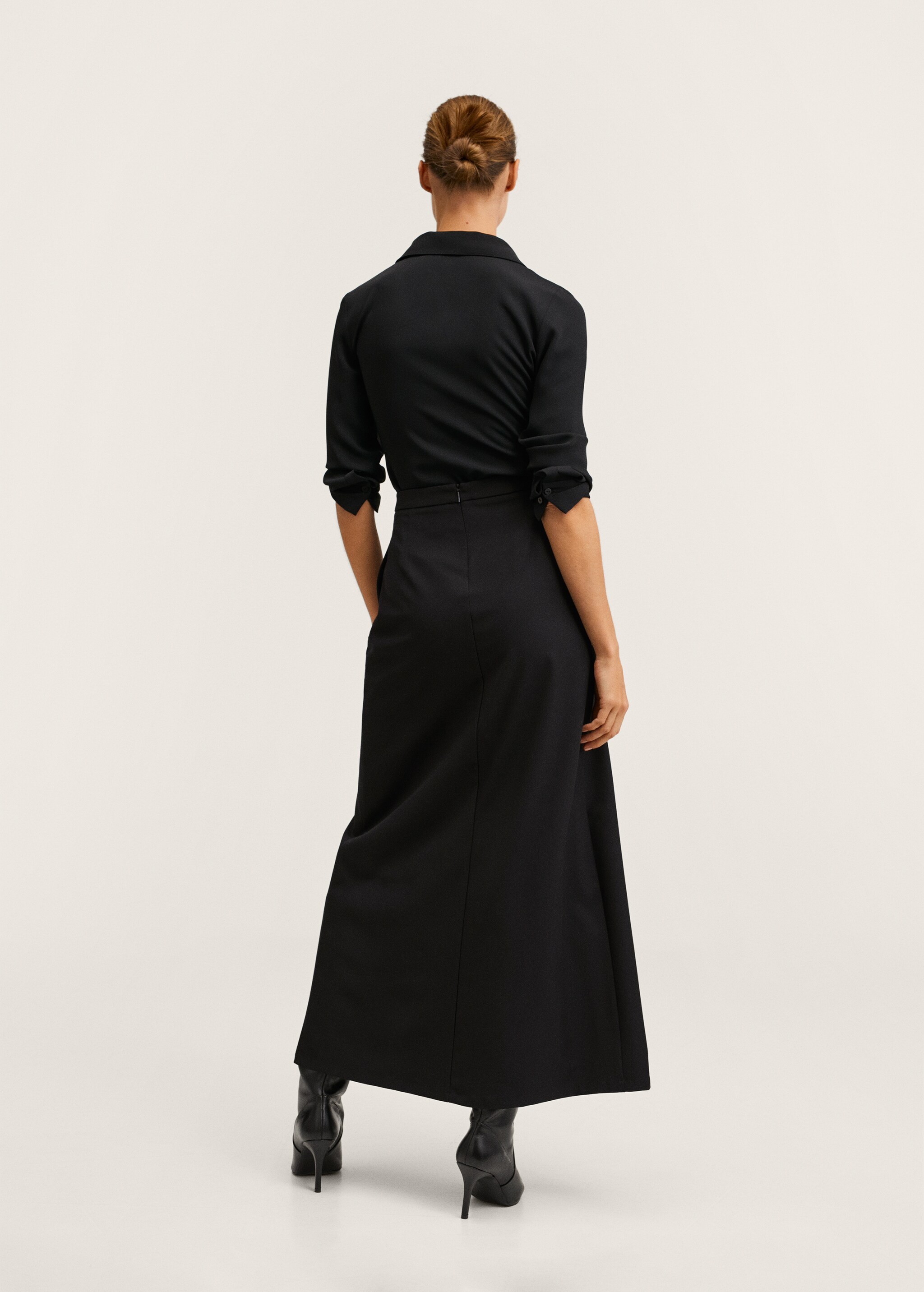 Flared long skirt - Reverse of the article