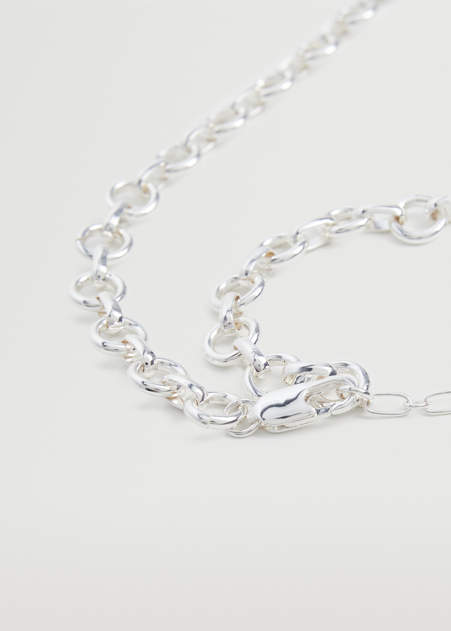 Link chain necklace - Medium plane