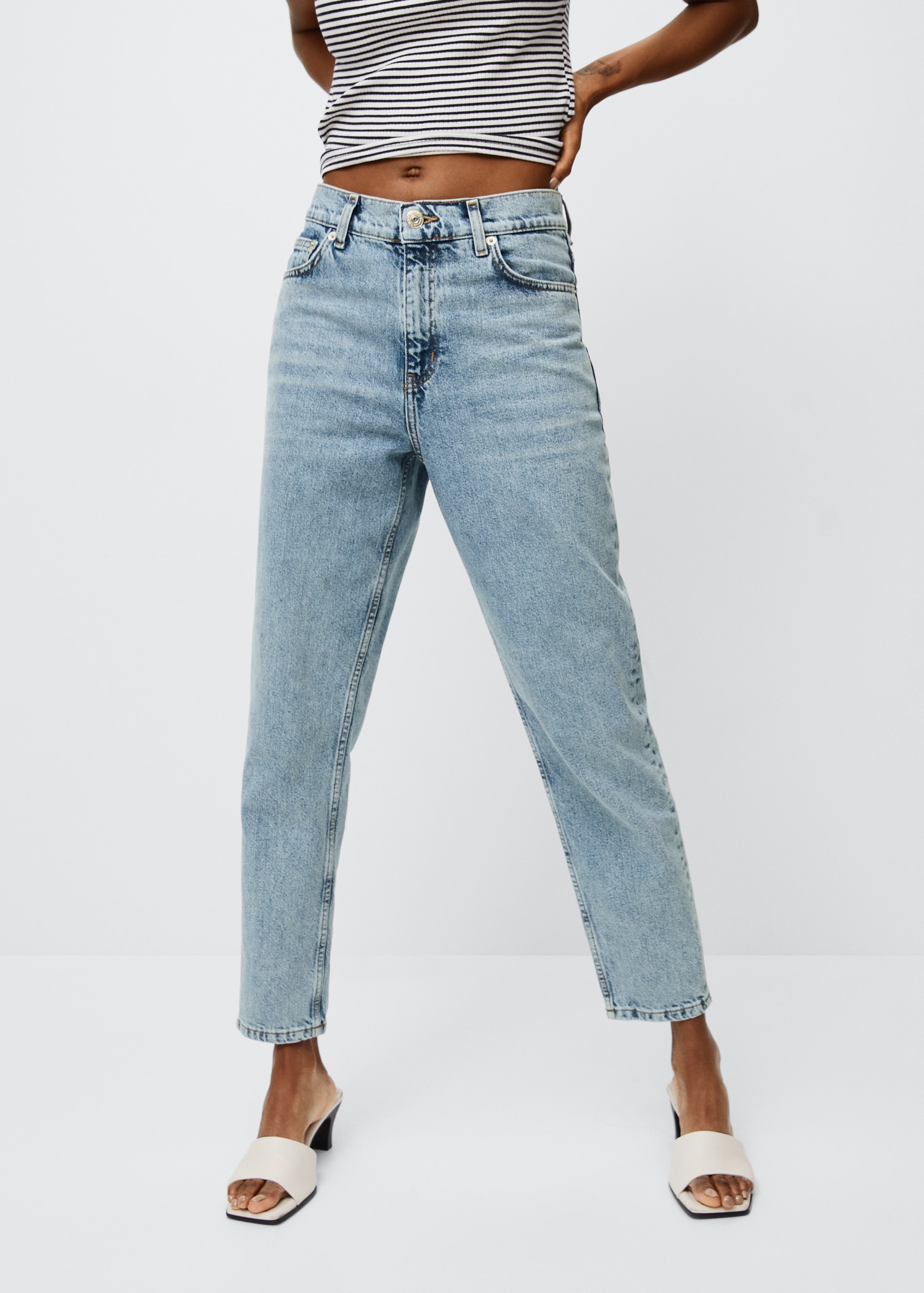 Mom high-waist jeans - Details of the article 2