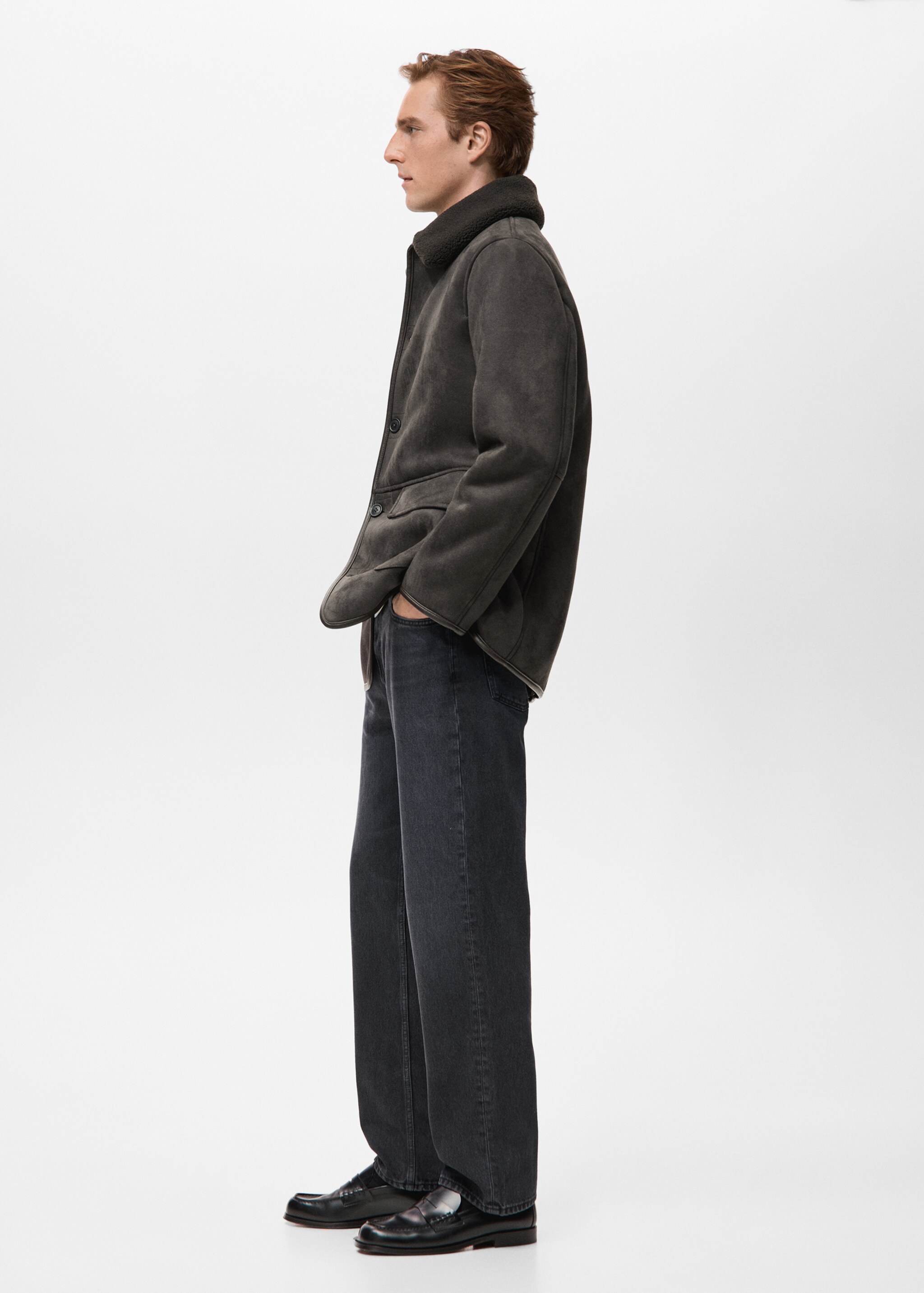 Jacket pew - Details of the article 2, Chocolate. Ref: 27021183-00.