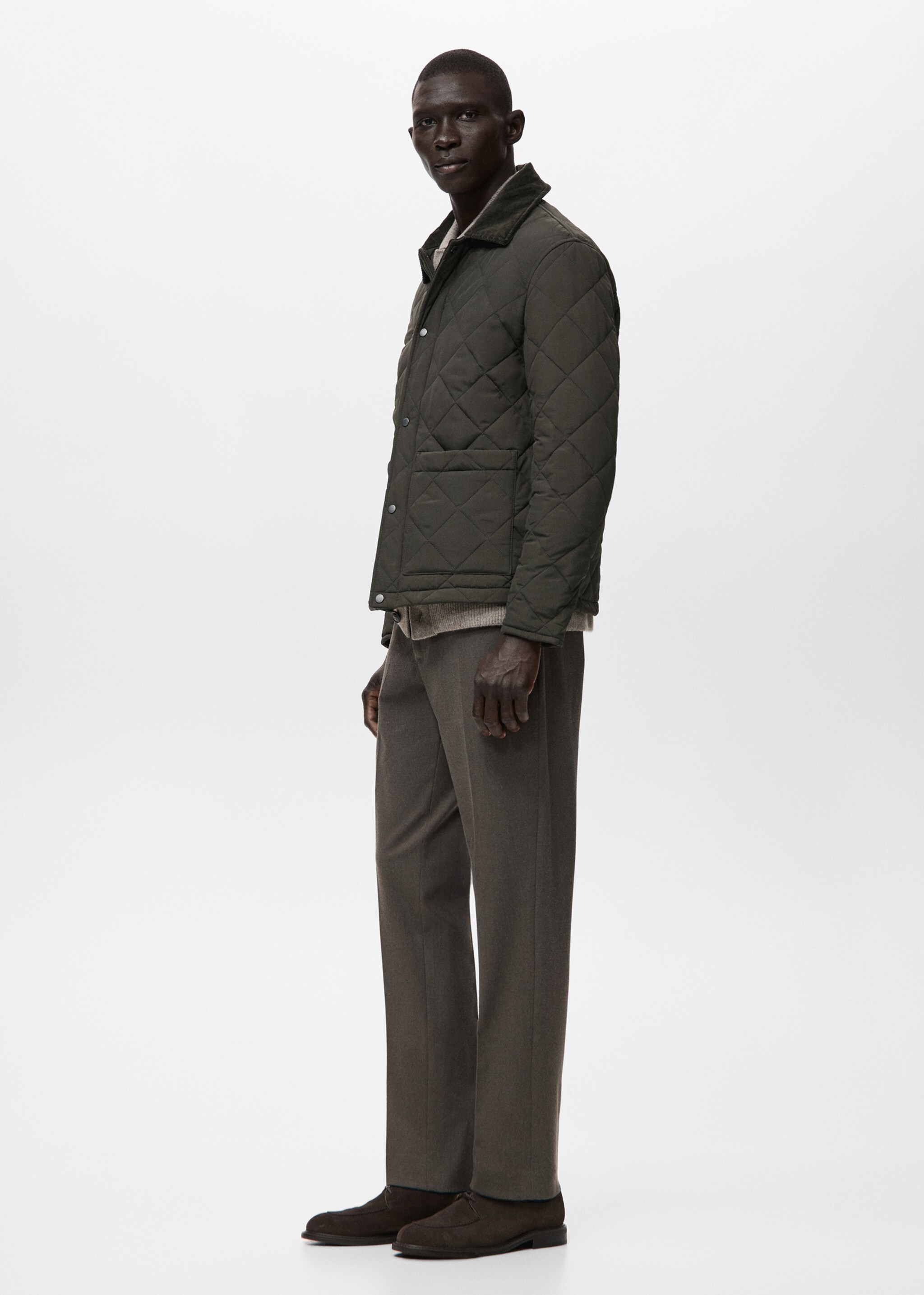 Jacket randal - Details of the article 2, Khaki. Ref: 27021184-00.