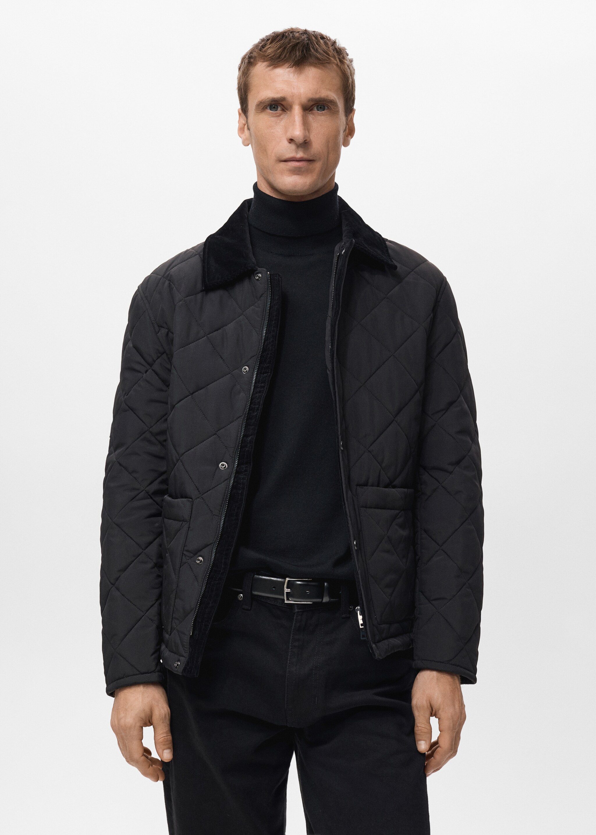 Jacket randal - Medium plane, Black. Ref: 27021184-00.