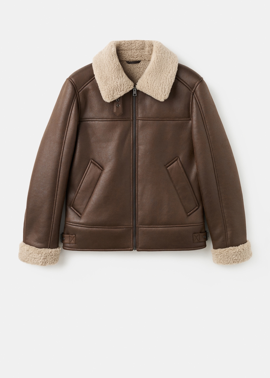 Double face sheepskin jacket