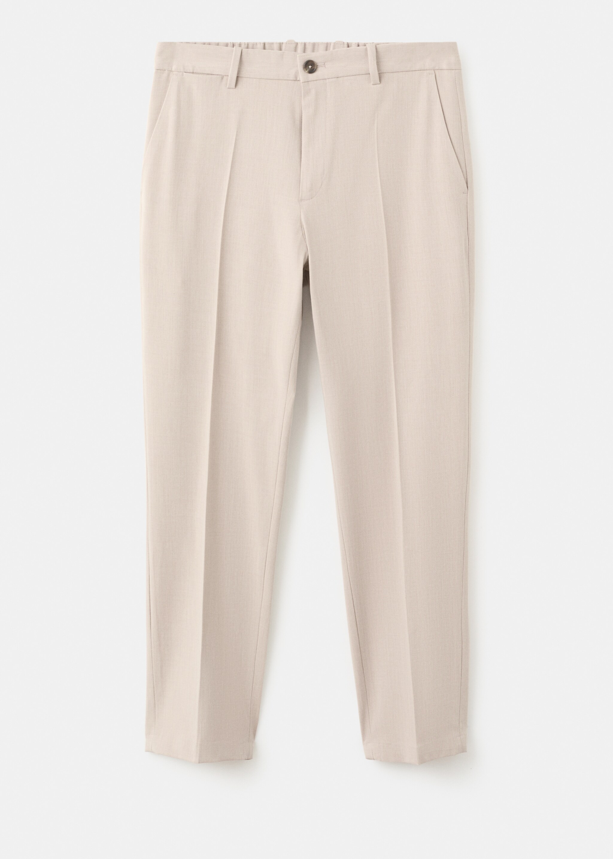 Pantalón Bologna cropped slim fit - Artículo sin modelo, Beige. Ref: 27021190-00.