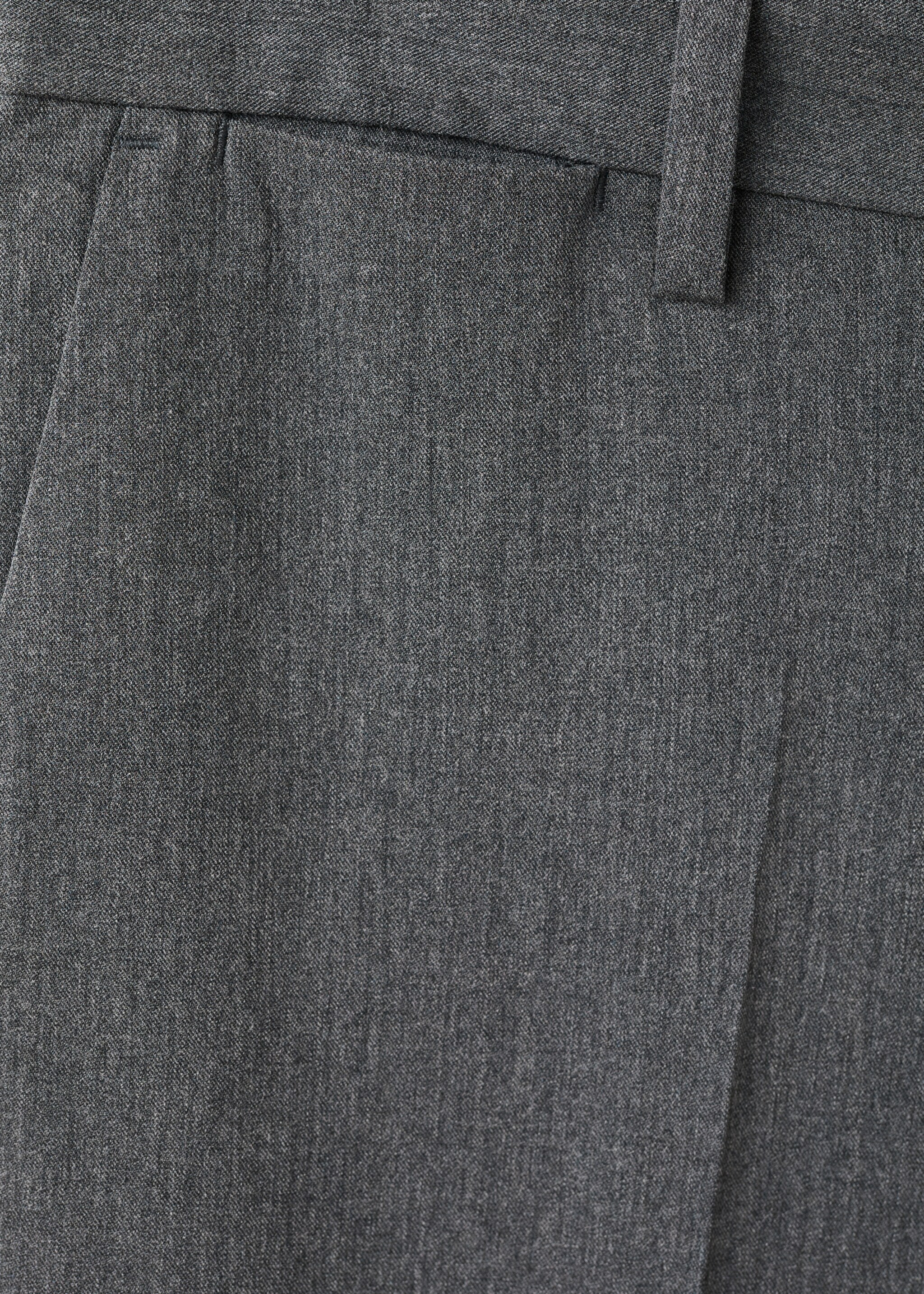 Bologna cropped slim-fit trousers - Details of the article 0, Grey. Ref: 27021190-00.
