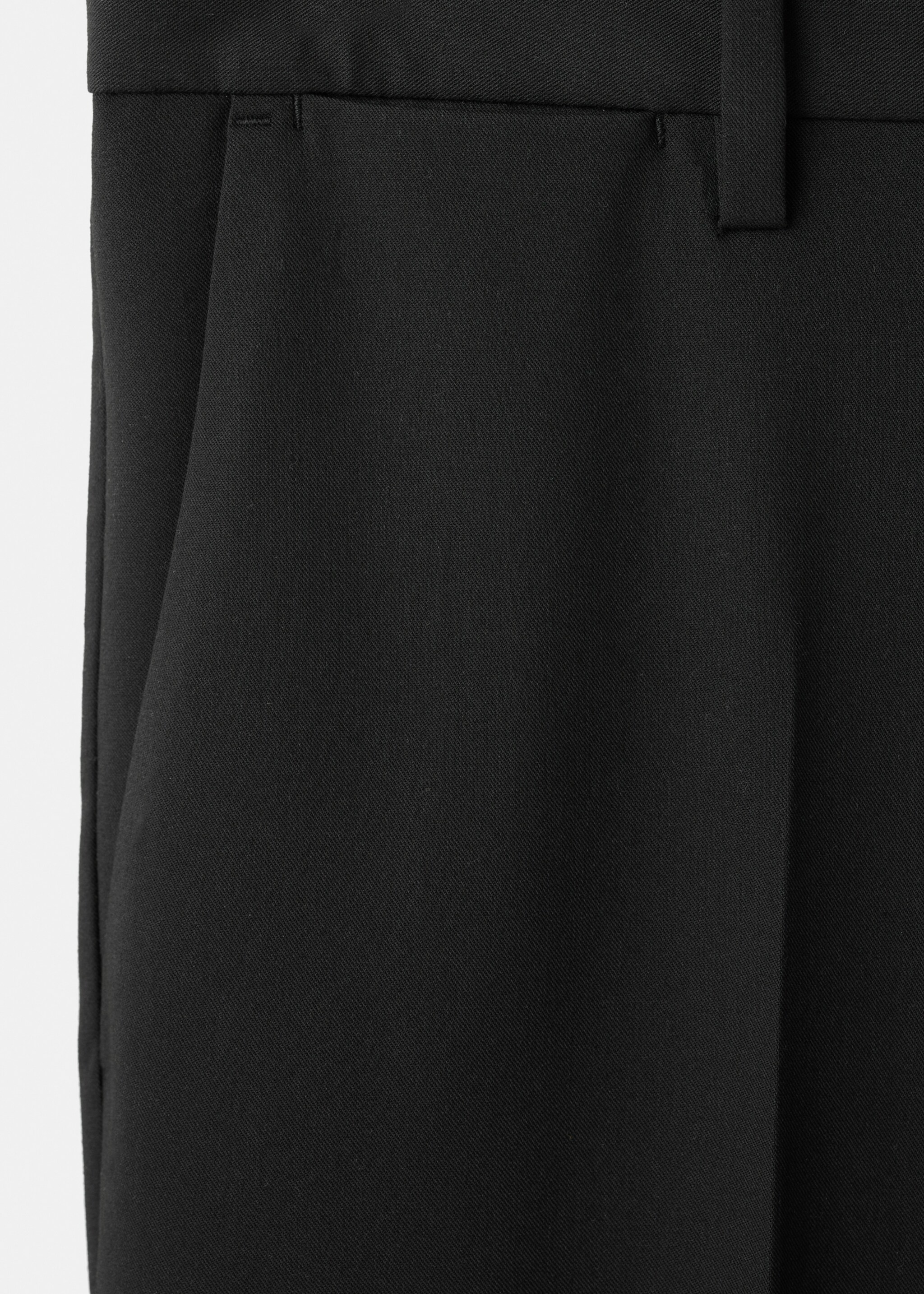 Bologna cropped slim-fit trousers - Details of the article 0, Black. Ref: 27021190-00.