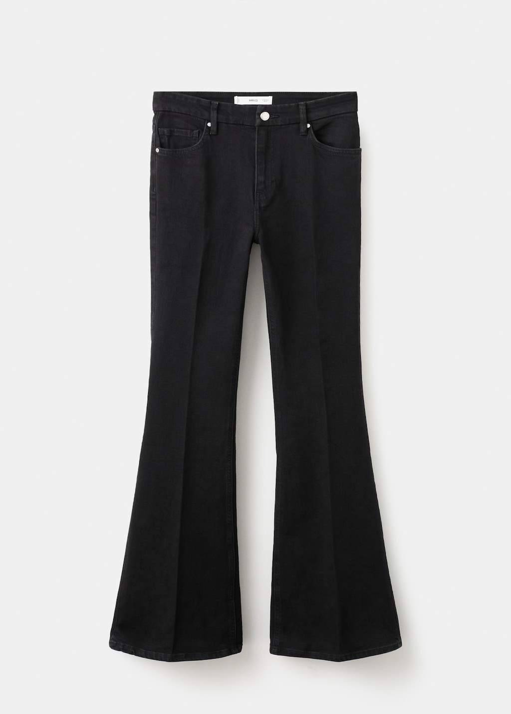Mango Violet flared high-rise jeans