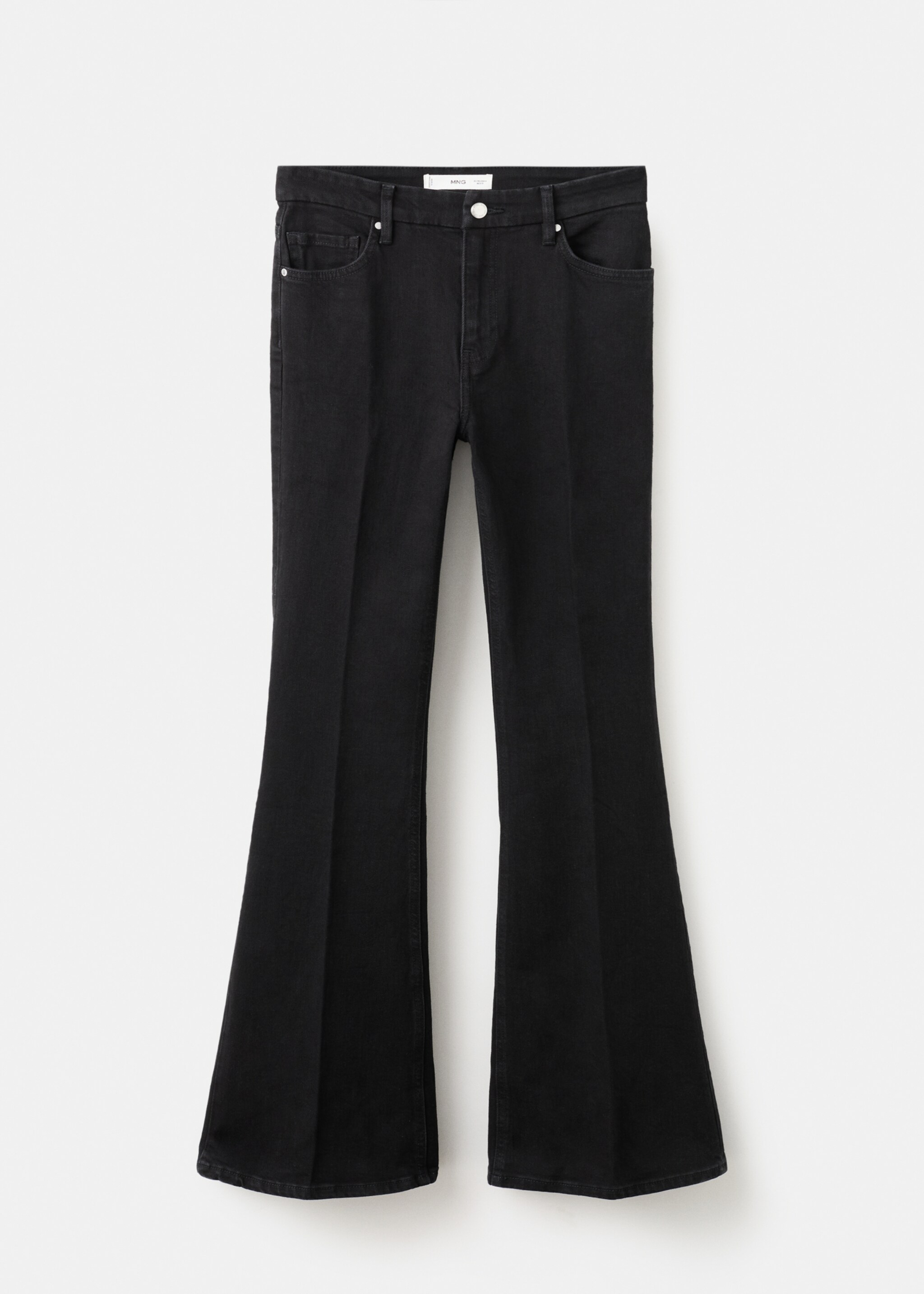 Violet flared high-rise jeans - Article without model, Black denim. Ref: 27021192-00.