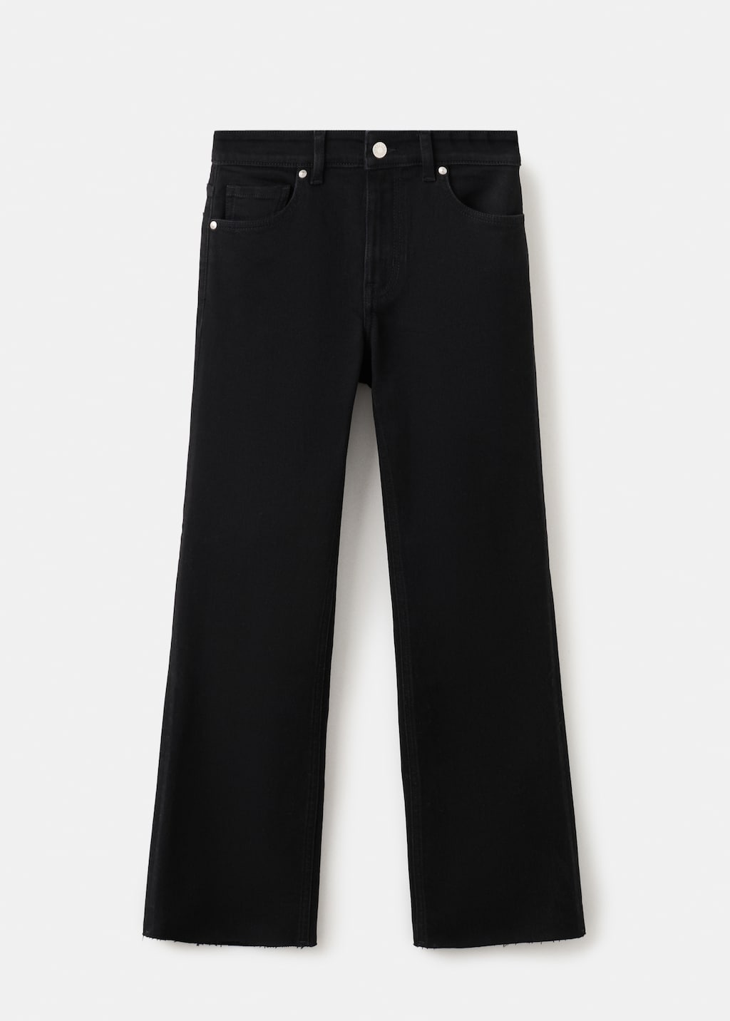 Mango Sienna flared cropped jeans
