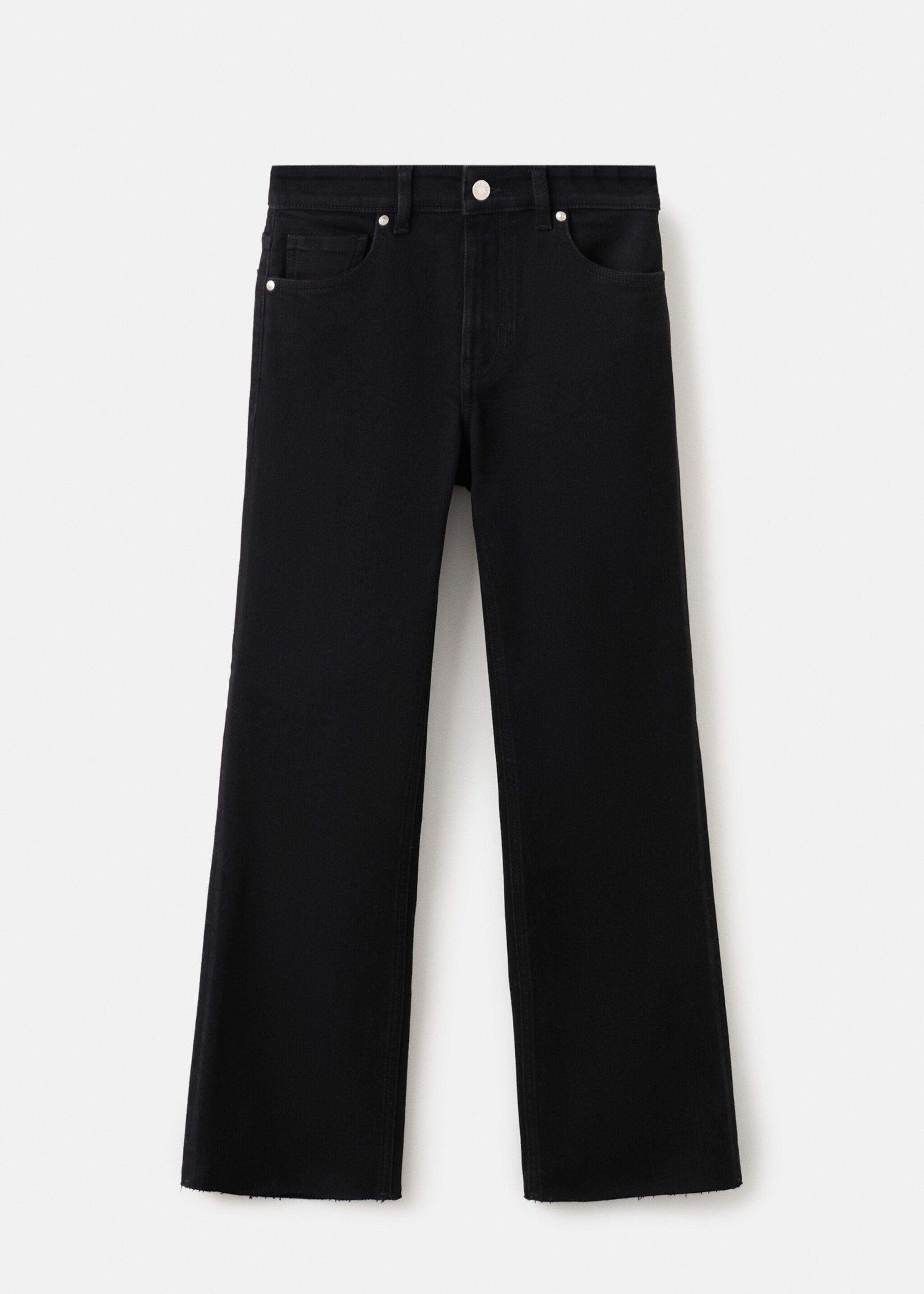 Jean Sienna flare crop - Article sans modèle, Black denim. Ref: 27021194-00.