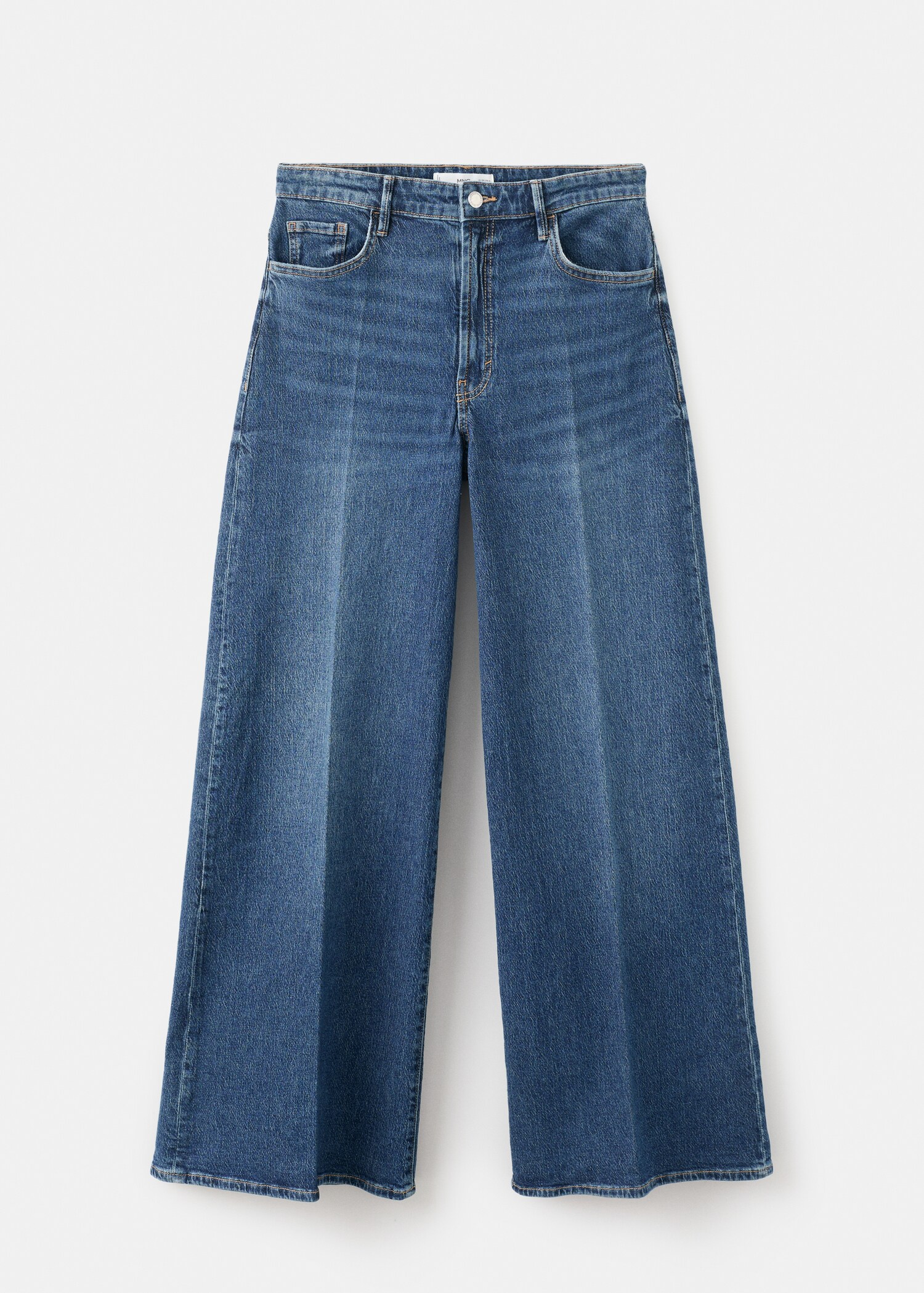 High-waisted wide-leg jeans - Article without model