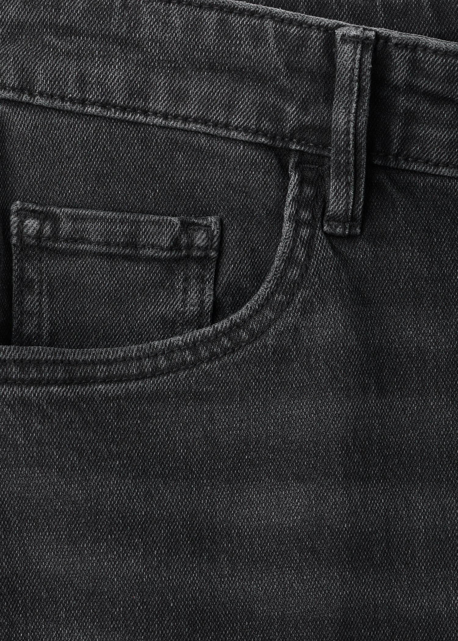 High-waisted wide-leg jeans - Details of the article 0