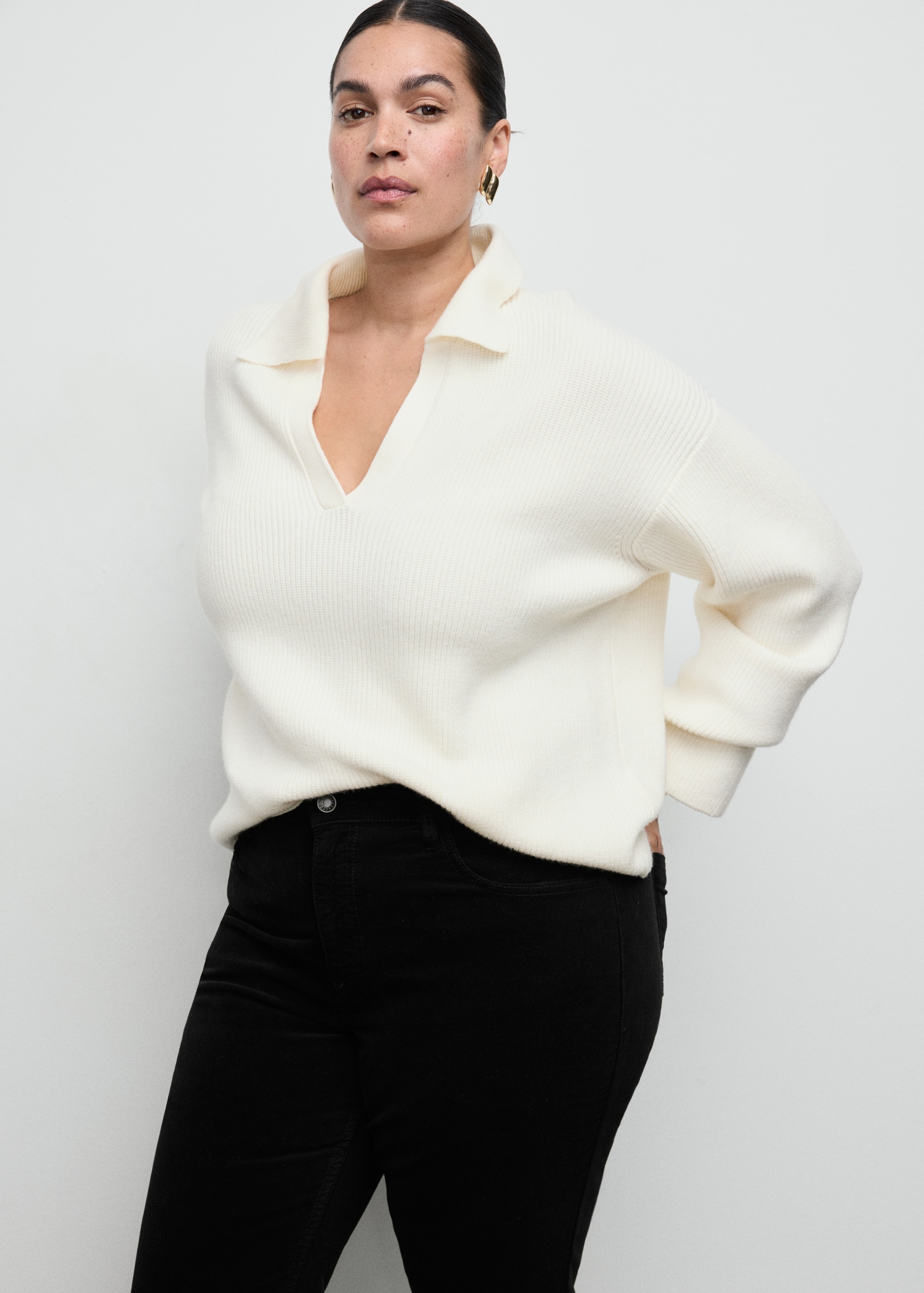 Velvet flared jeans - Details of the article 5