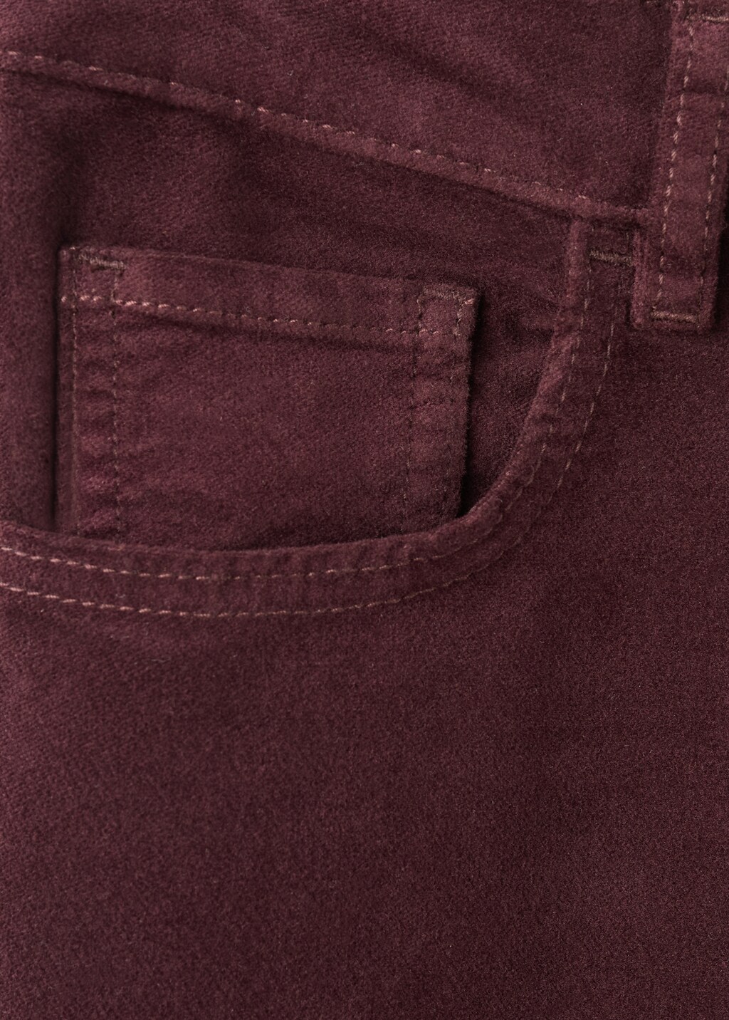 Mango Velvet flared jeans