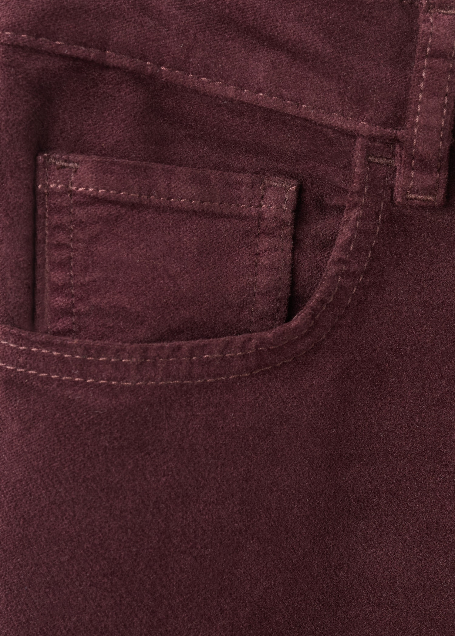 Velvet flared jeans - Details of the article 0