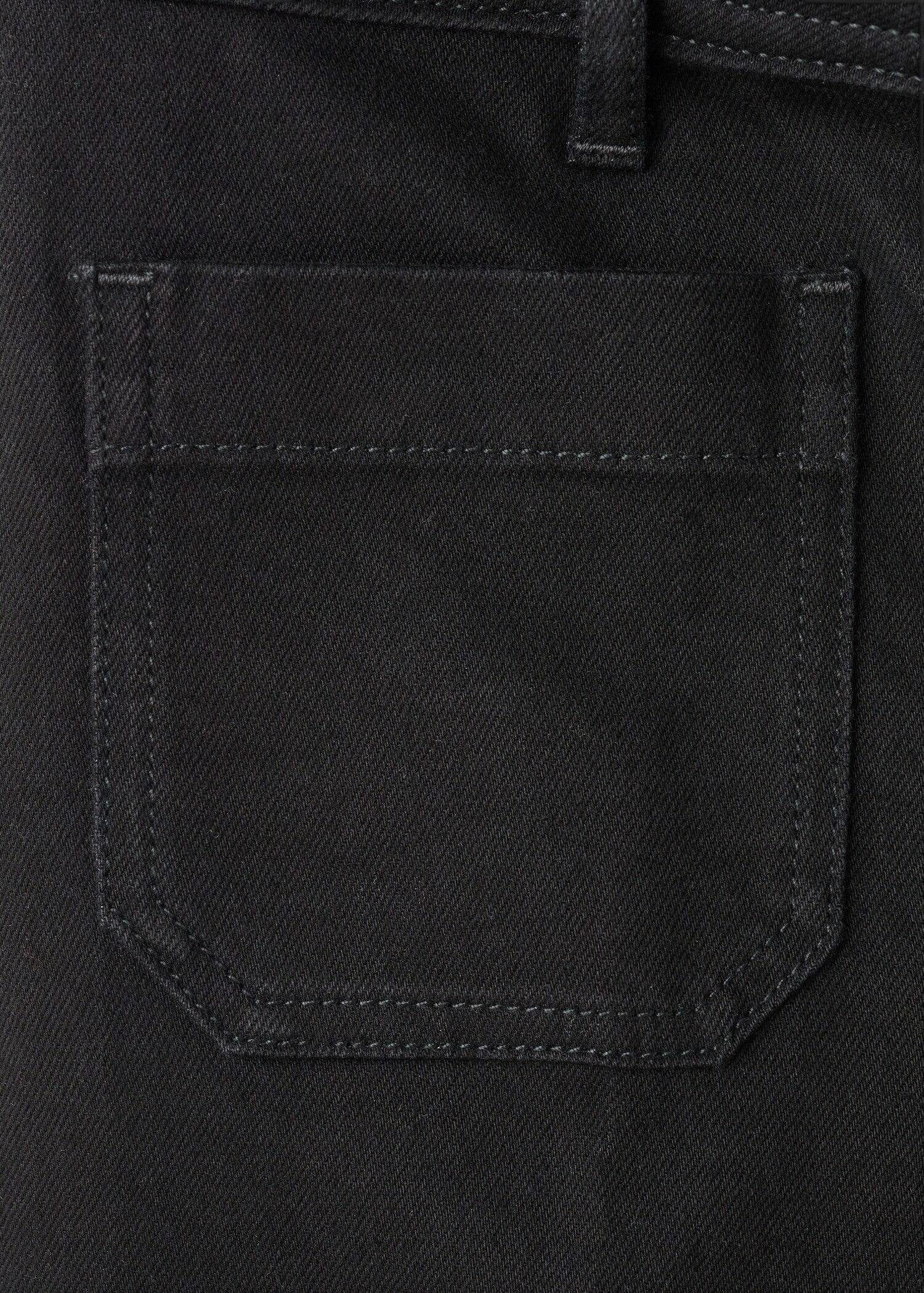 Wide-leg jeans with pockets - Details of the article 0