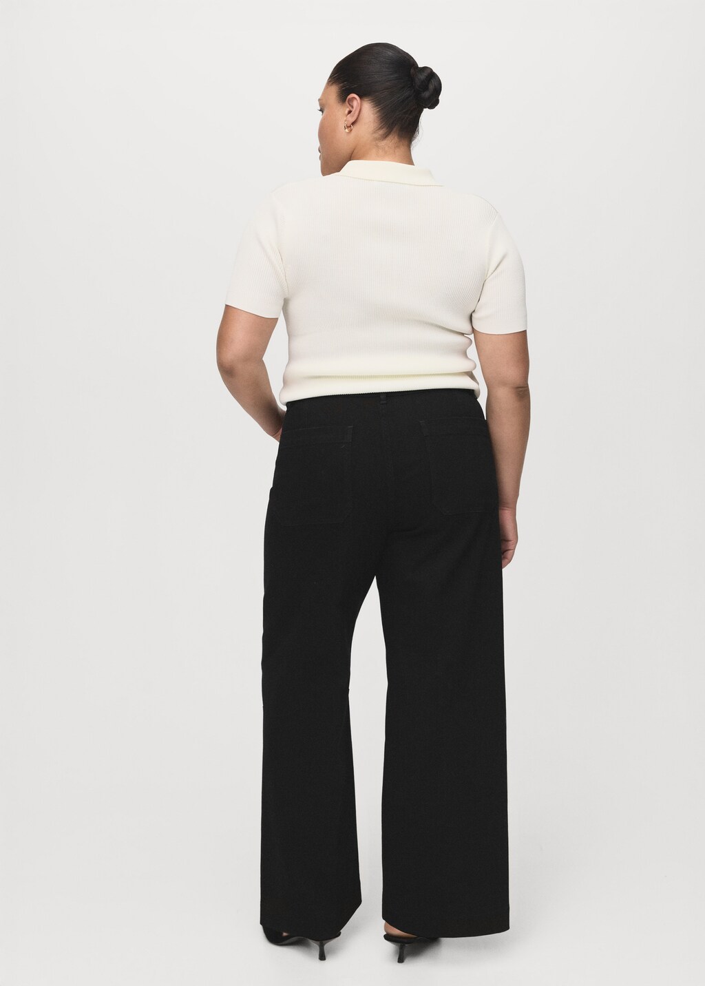 Mango Wide leg jeans with pockets