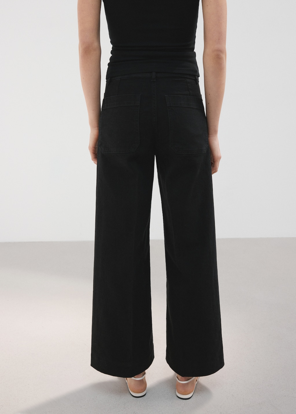 Mango Wide leg jeans with pockets