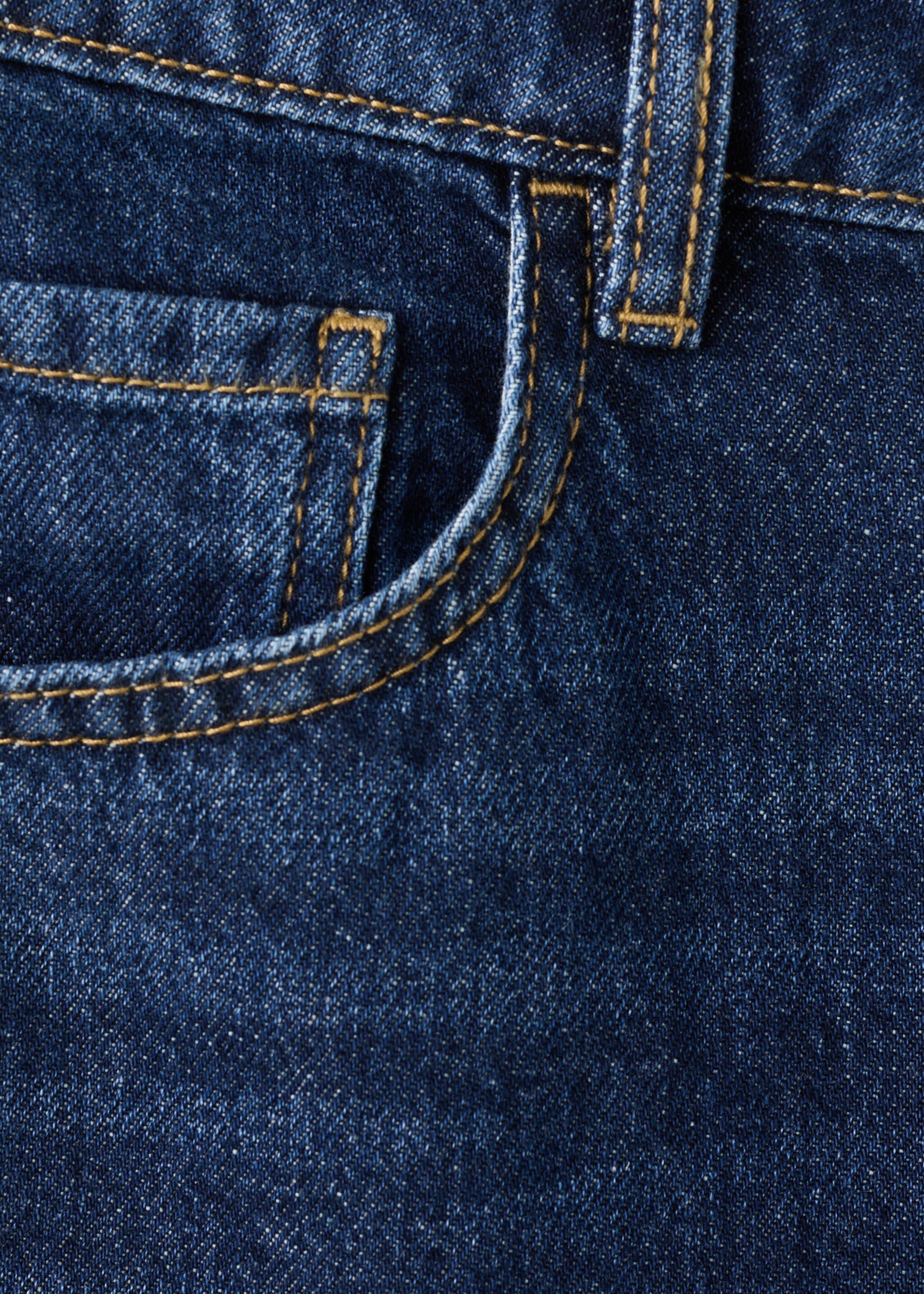 Danila high-waisted wide-leg jeans - Details of the article 0, Dark Blue. Ref: 27021203-00.