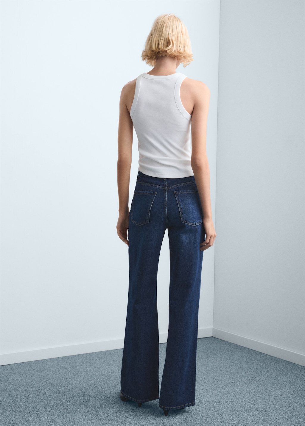 Mango Danila high-waisted wide leg jeans