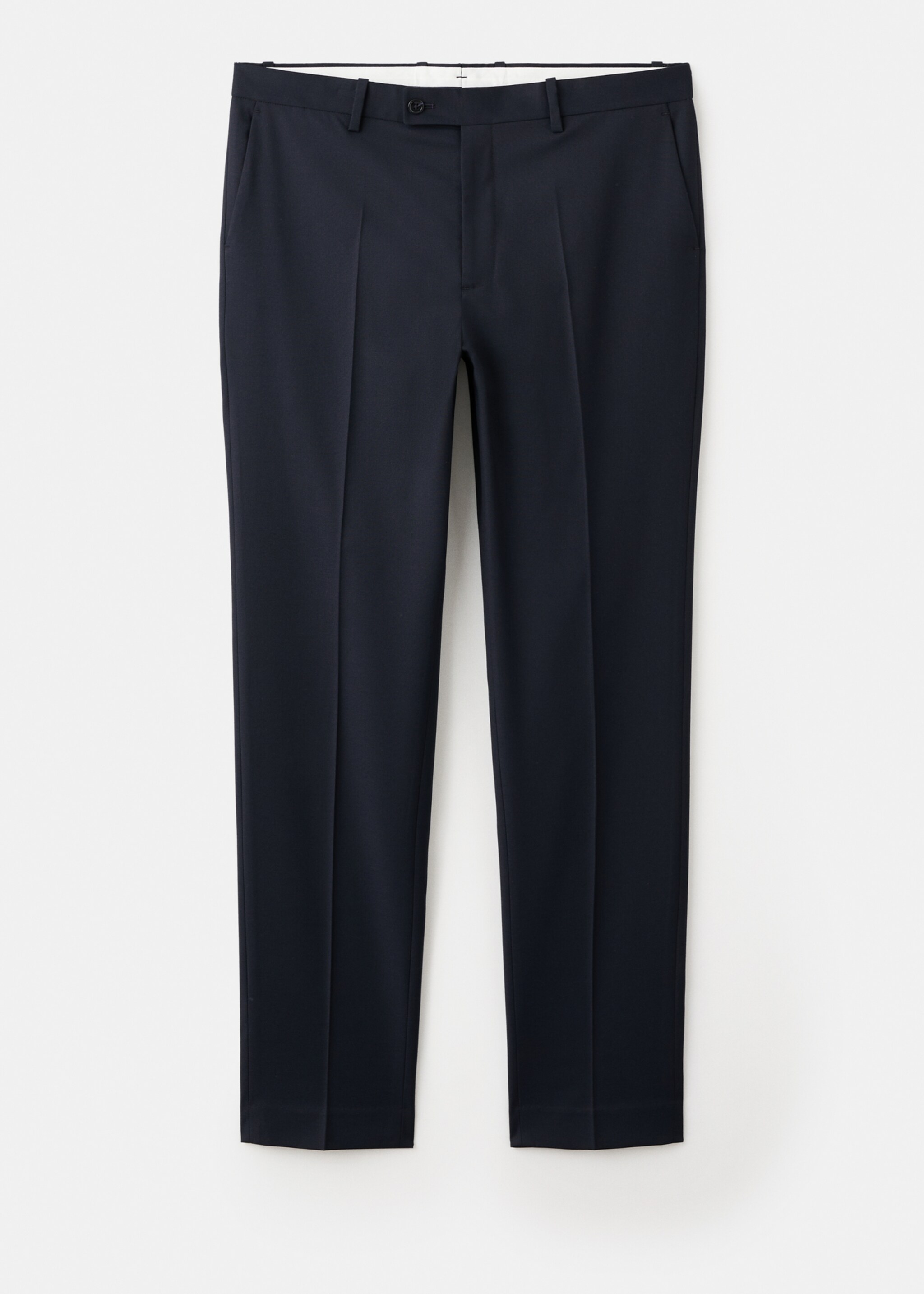 Milan slim-fit suit trousers - Article without model, Navy. Ref: 27021204-00.