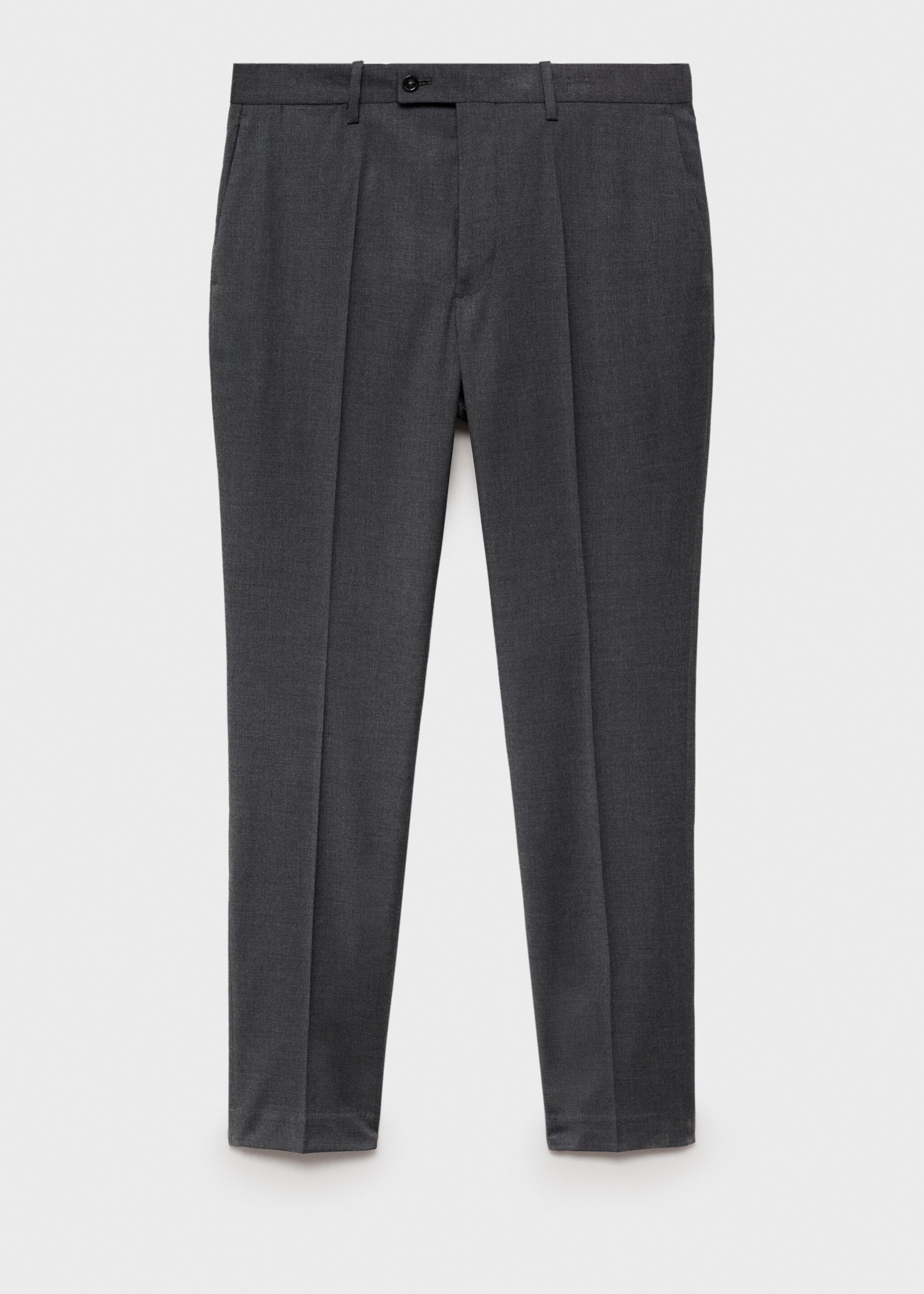 Milan slim-fit suit trousers - Article without model, Grey. Ref: 27021205-00.