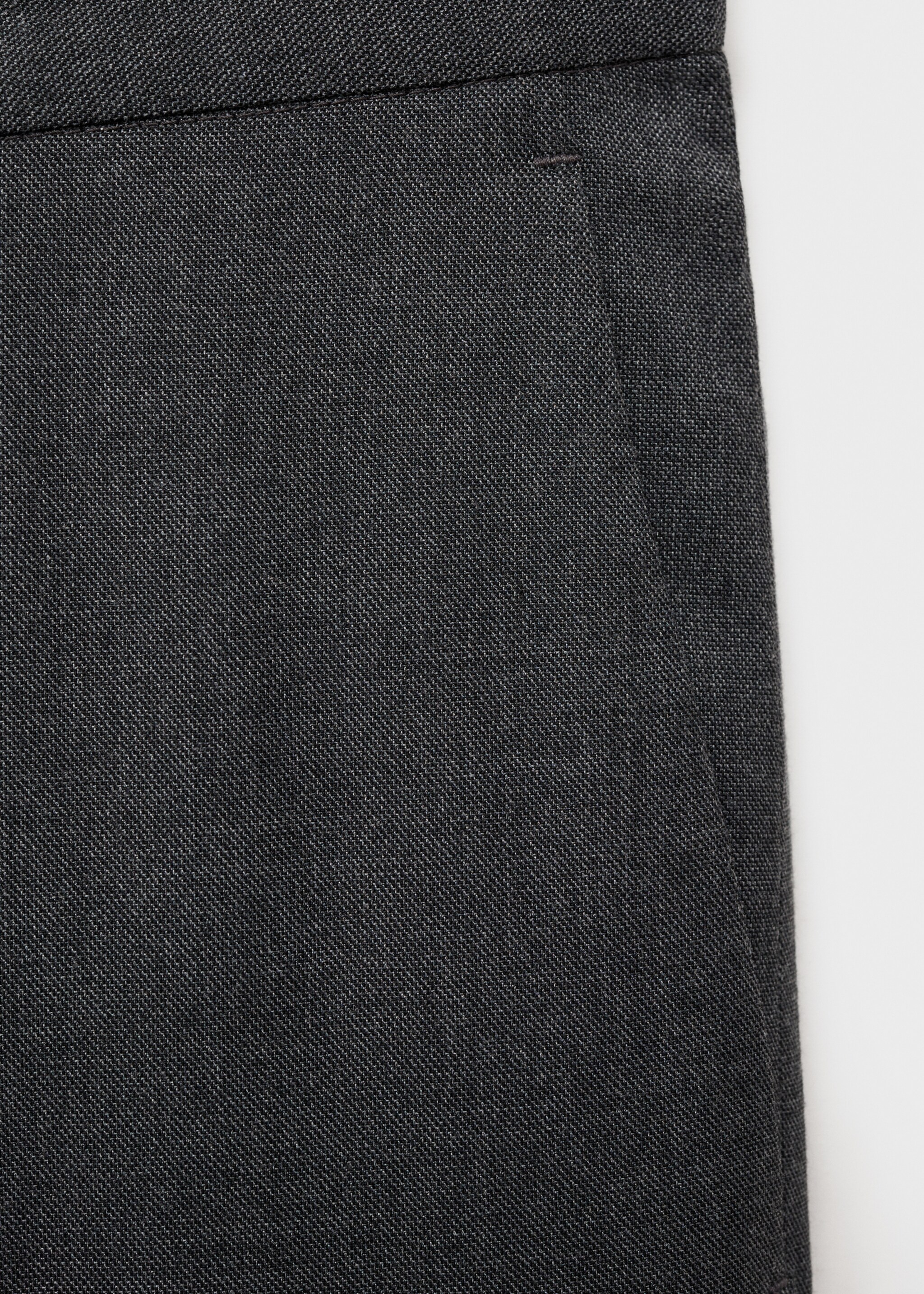 Milan slim-fit suit trousers - Details of the article 0, Grey. Ref: 27021205-00.