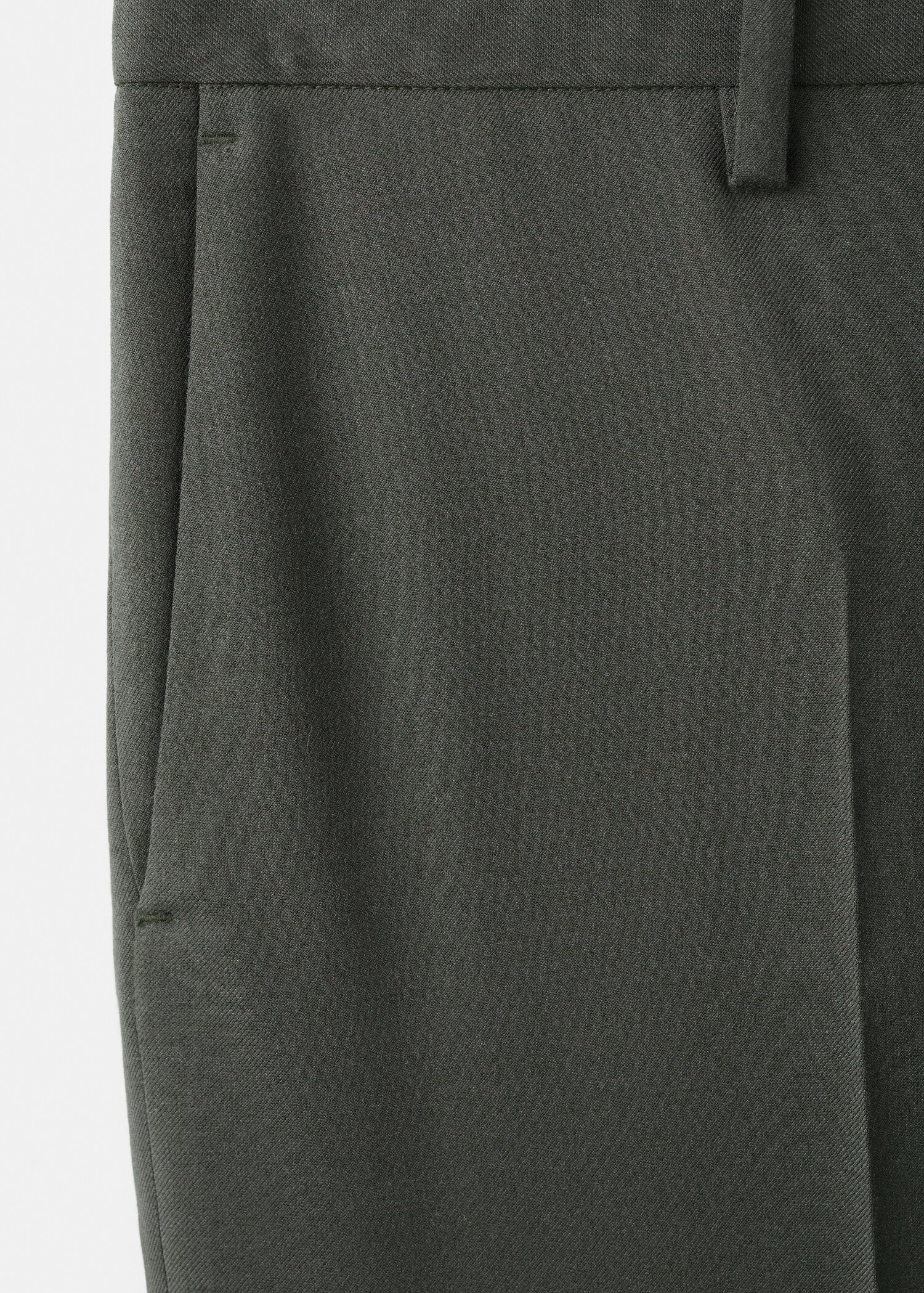 بنطلون بدلة بقصة ضيقة من ميلان - تفاصيل المنتج 0