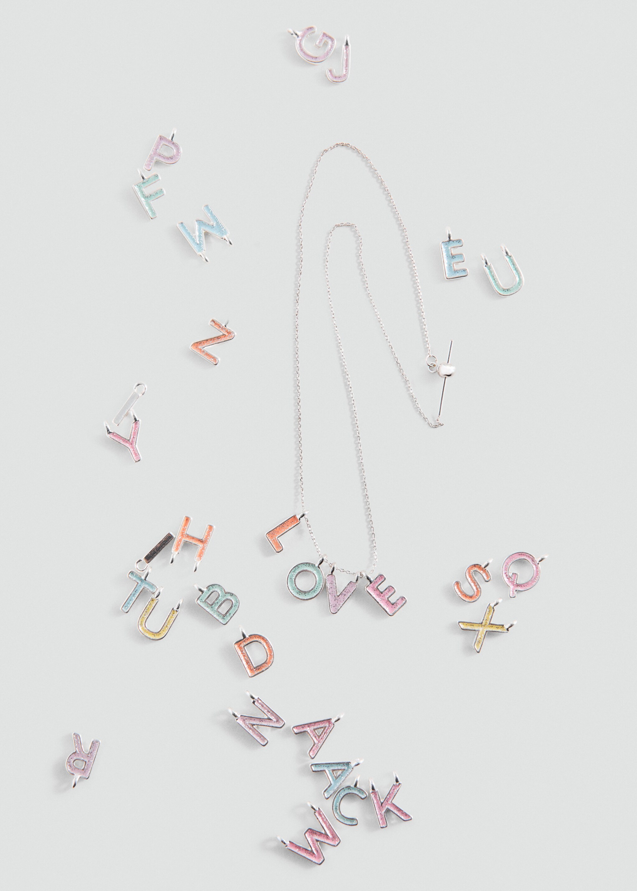 Bead multiple necklace - Details of the article 1, Gold. Ref: 27021213-00.