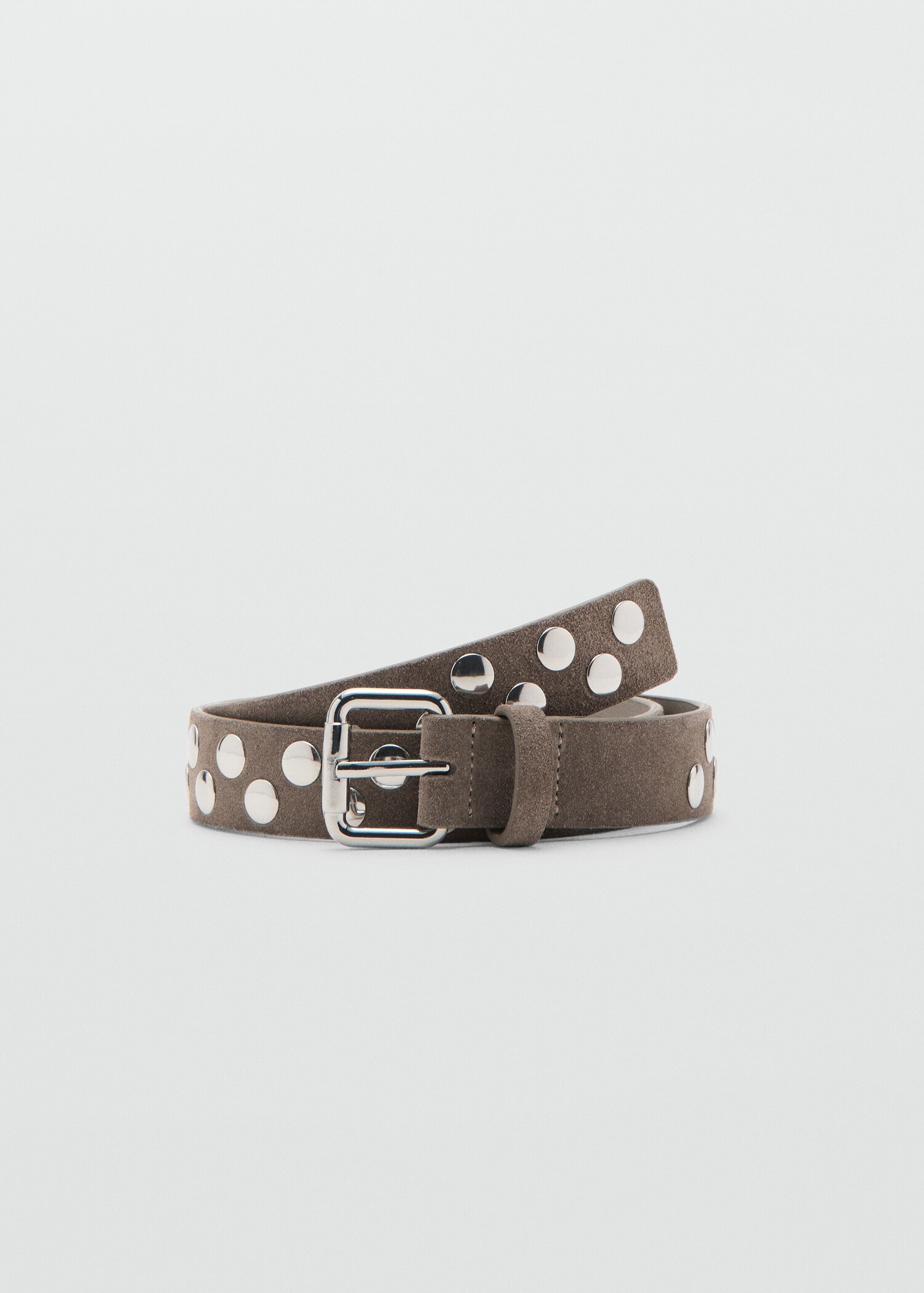 Suede belt with studs - Article without model