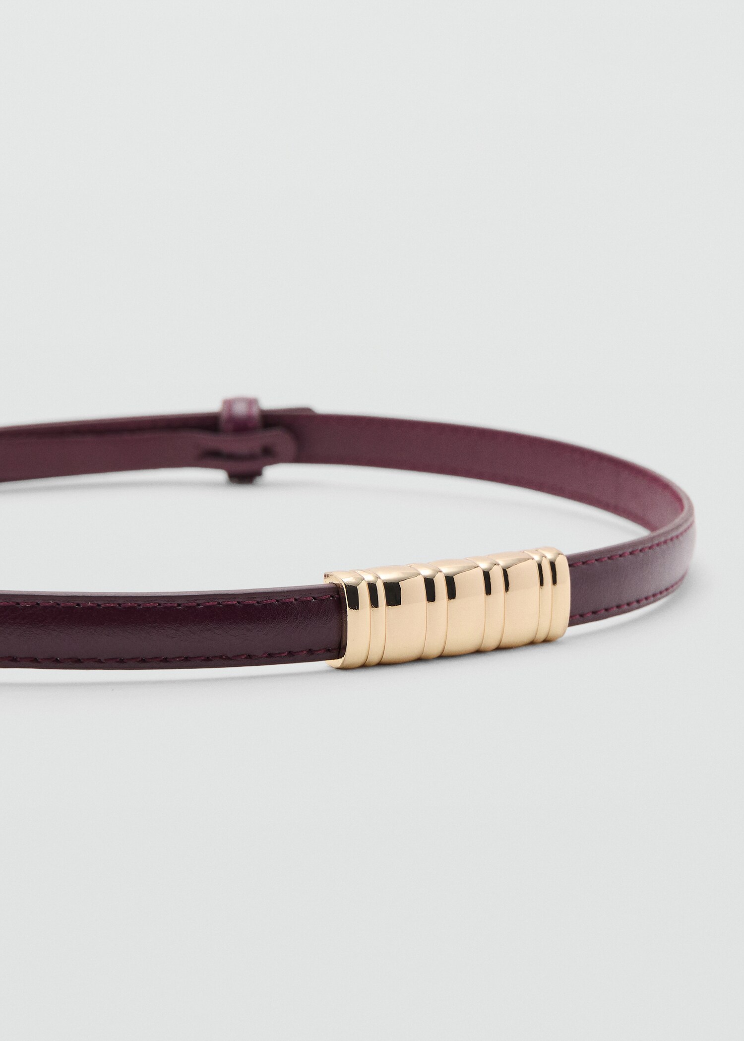 Ceinture fine détail métallique - Plan moyen