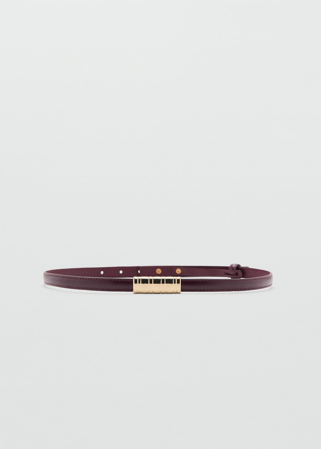 Thin belt with metal detail - image 5