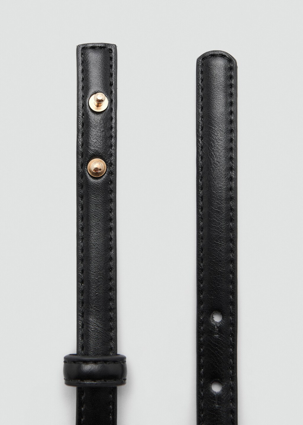 Thin belt with metal detail - image 4