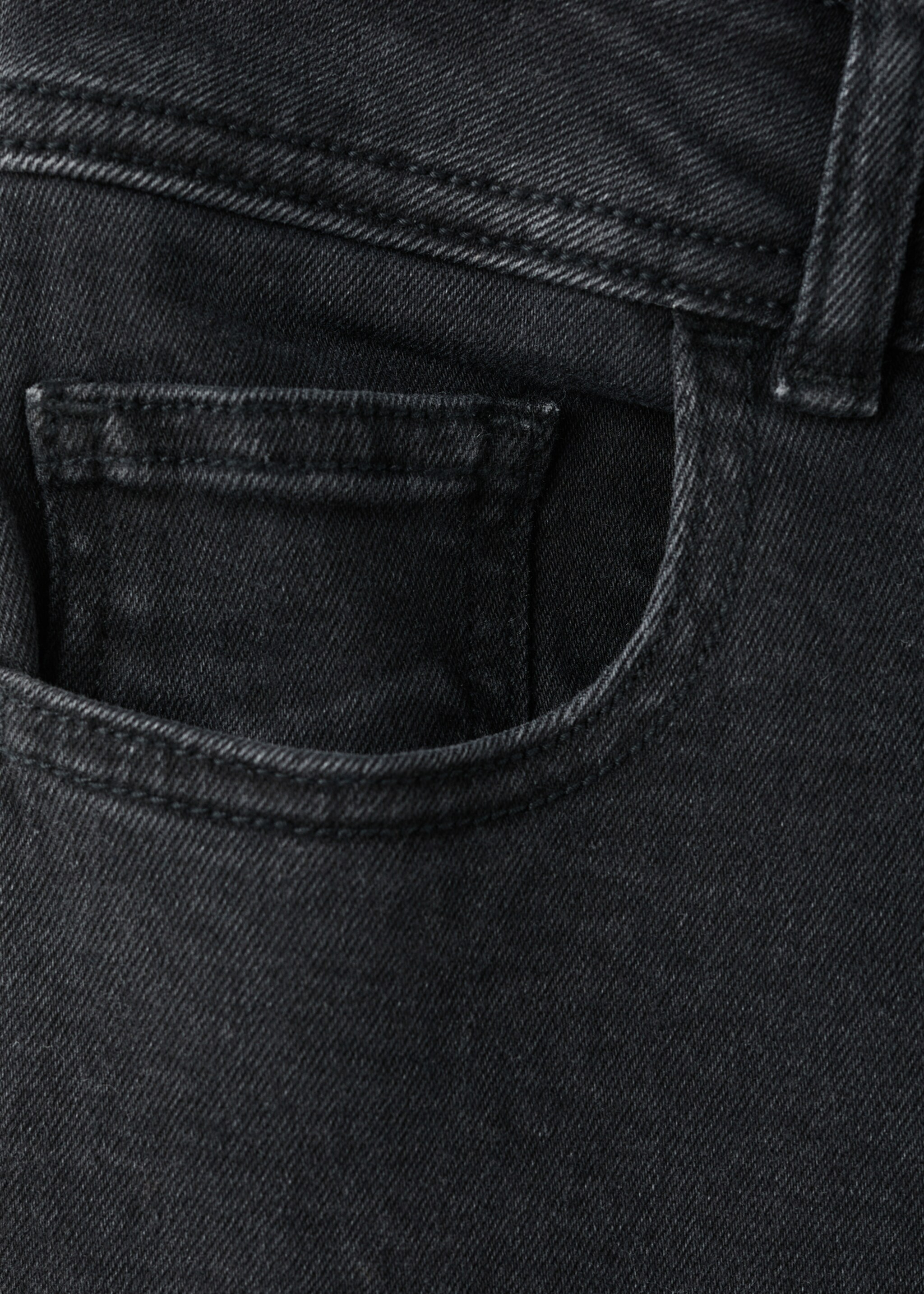 Jean flare boutons - Détail de l'article 0, Black denim. Ref: 27021219-00.