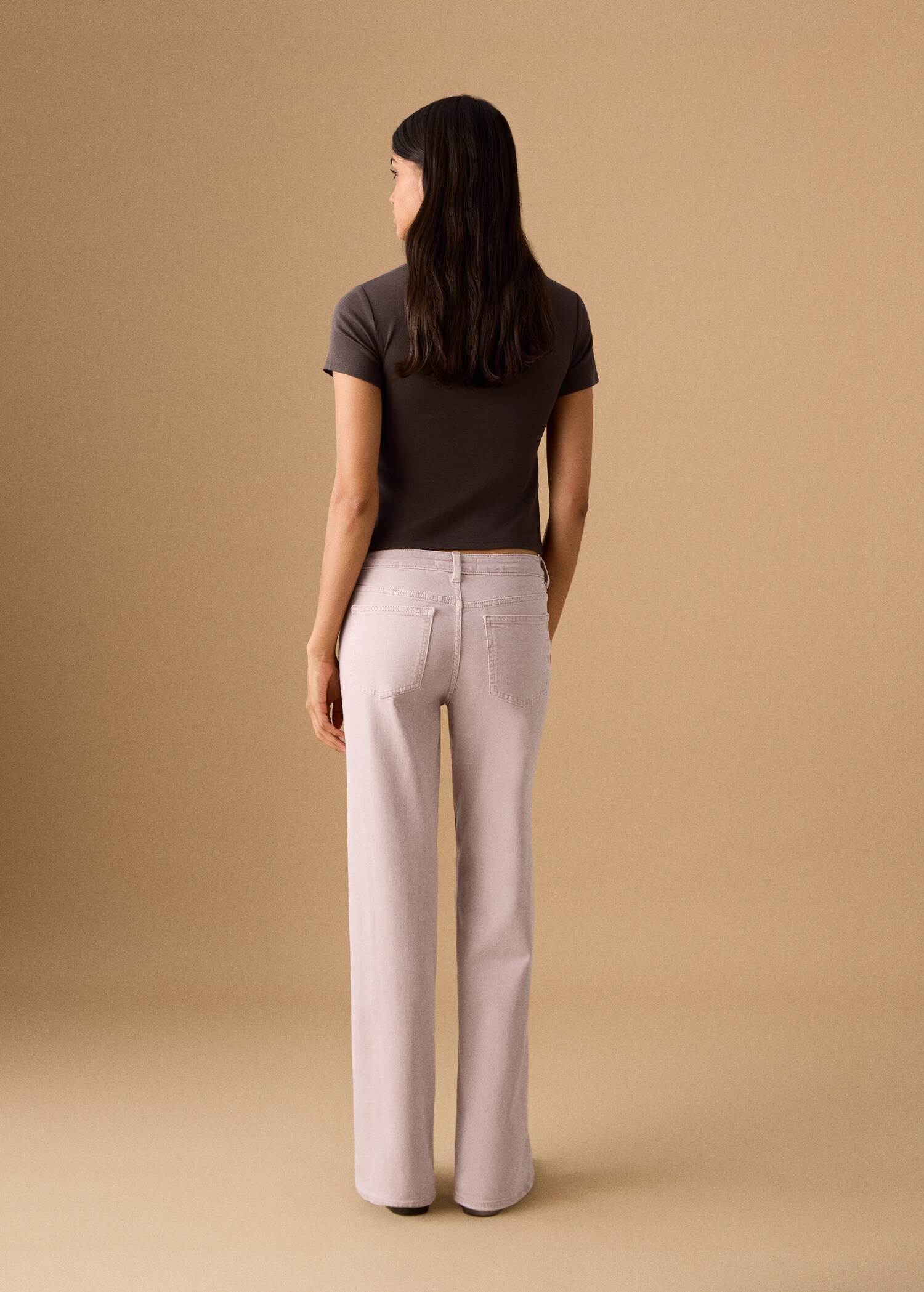 Jean taille basse à clous - Verso de l’article