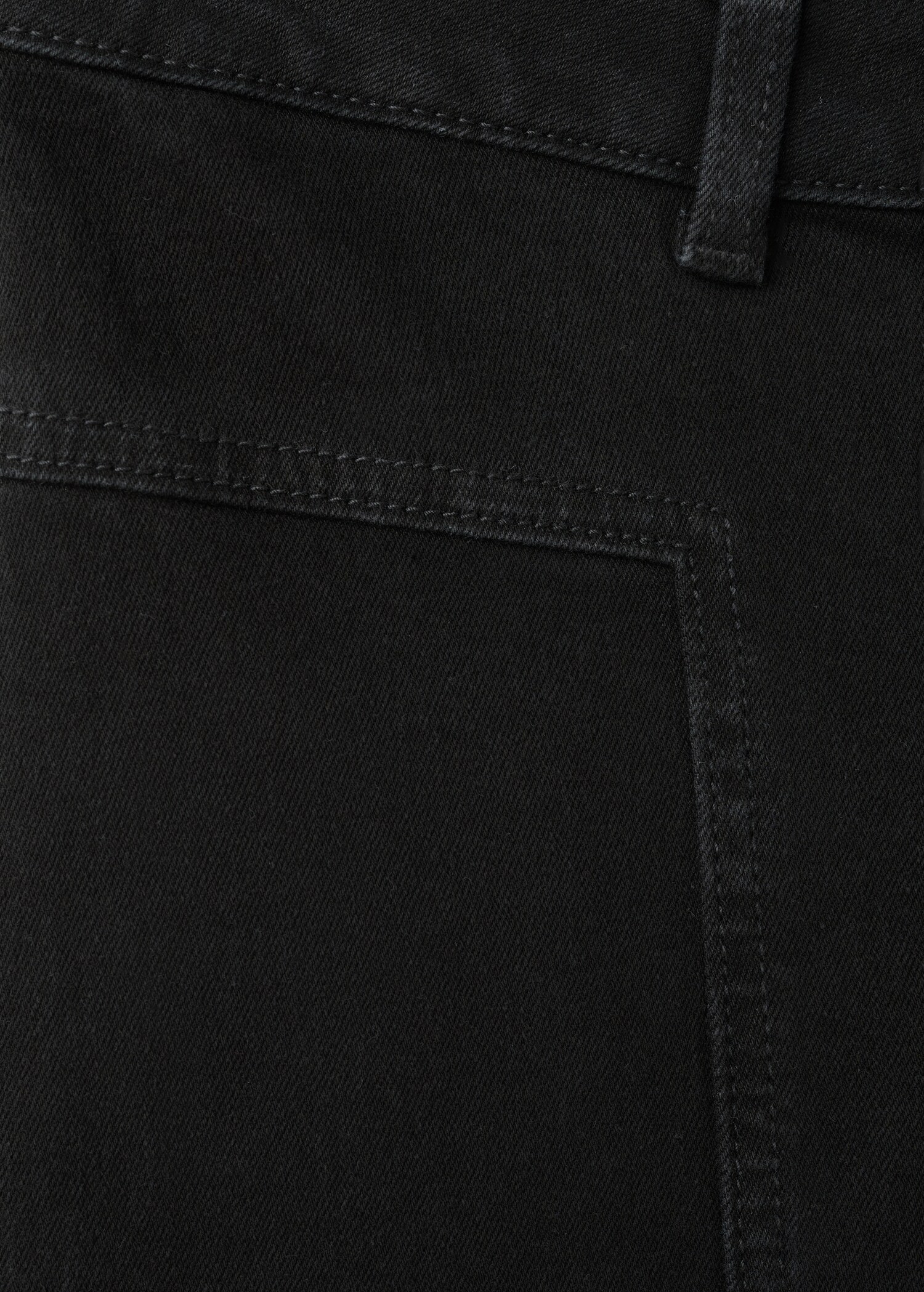 Wide leg jeans with seam detail - Details of the article 0