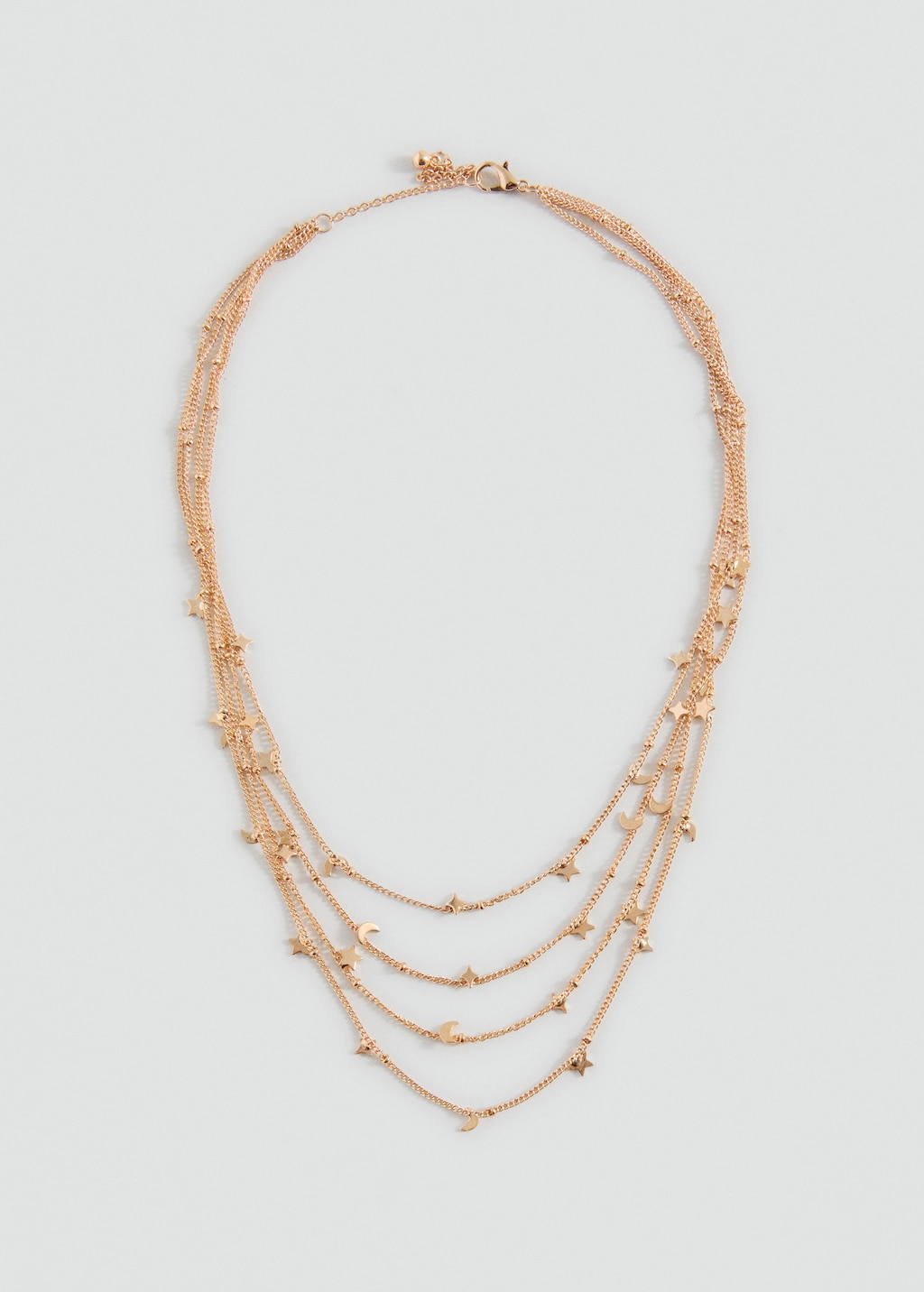 Multiple chain necklace