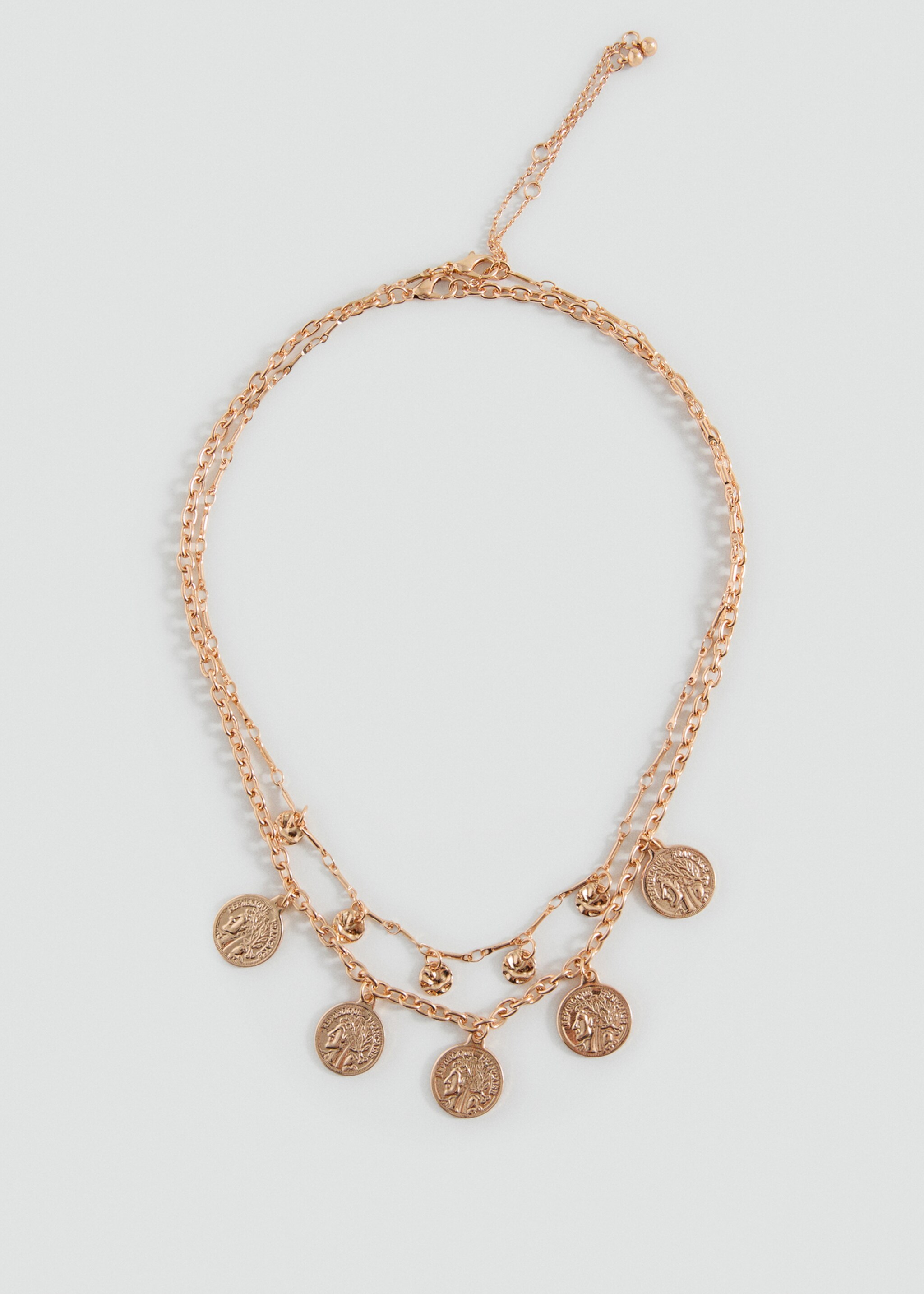 Collar doble monedas - Artículo sin modelo, Oro. Ref: 27021225-00.
