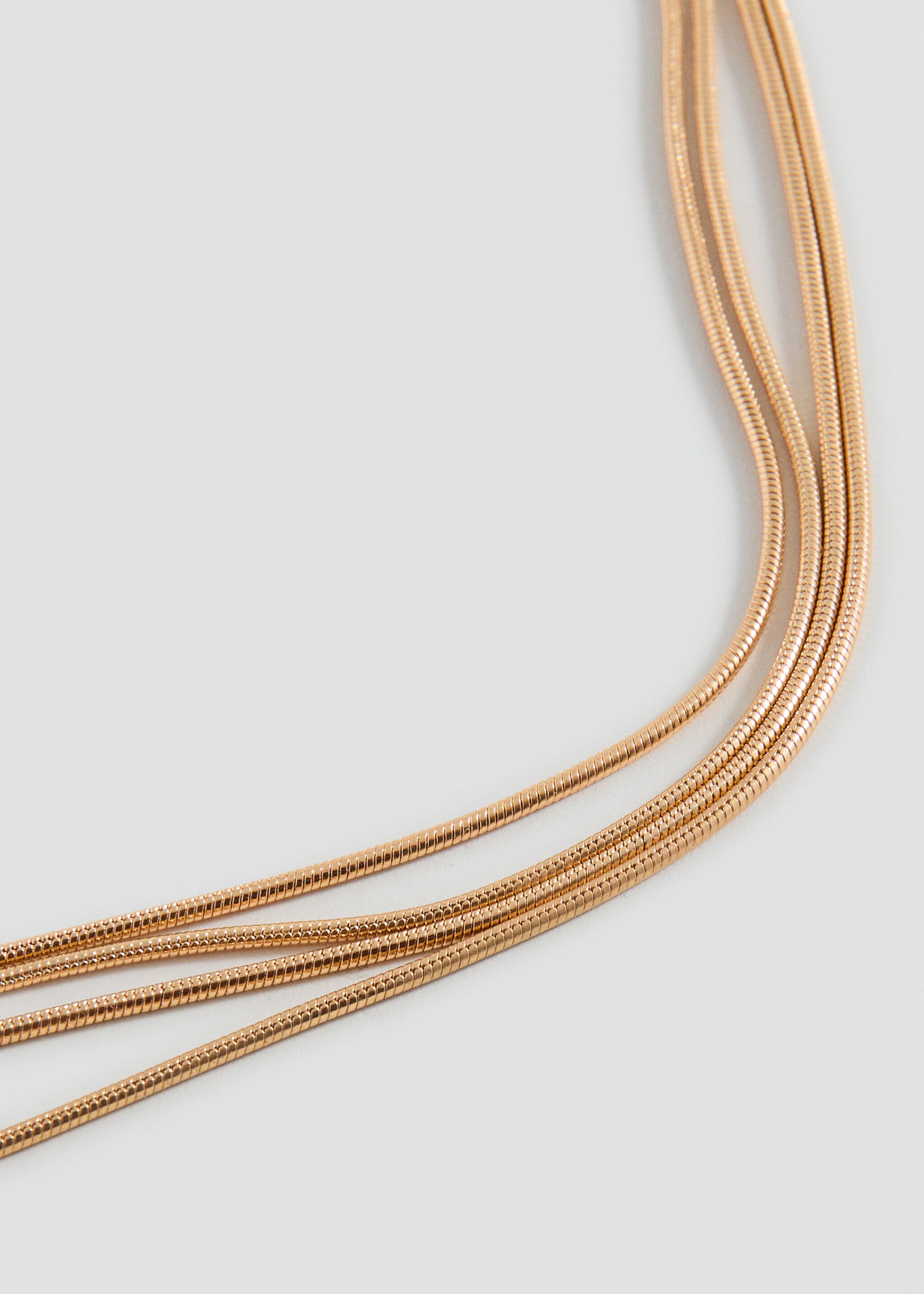 Collar múltiple colgante - Plano medio, Oro. Ref: 27021226-00.
