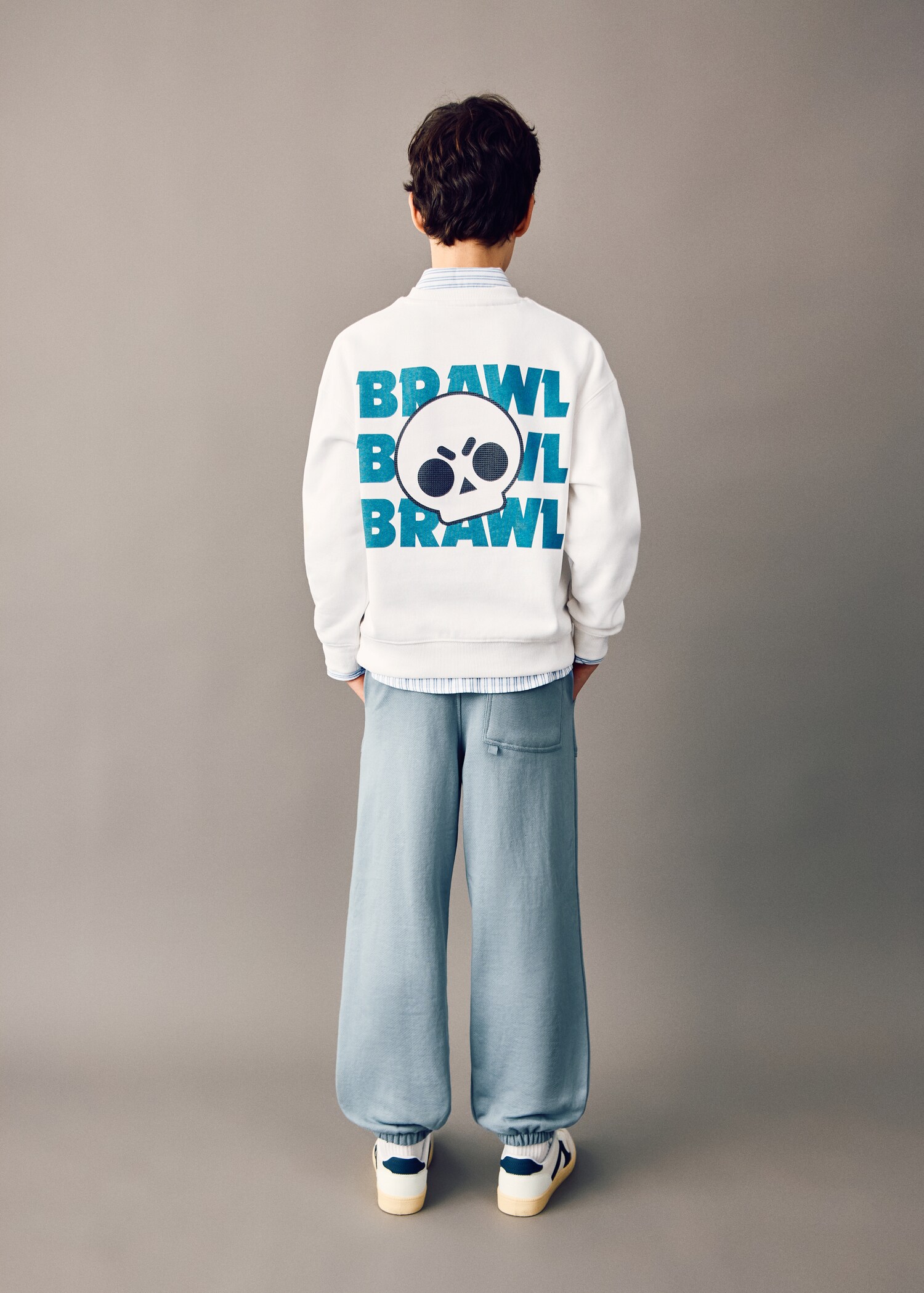 Cotton jogger trousers - Medium plane