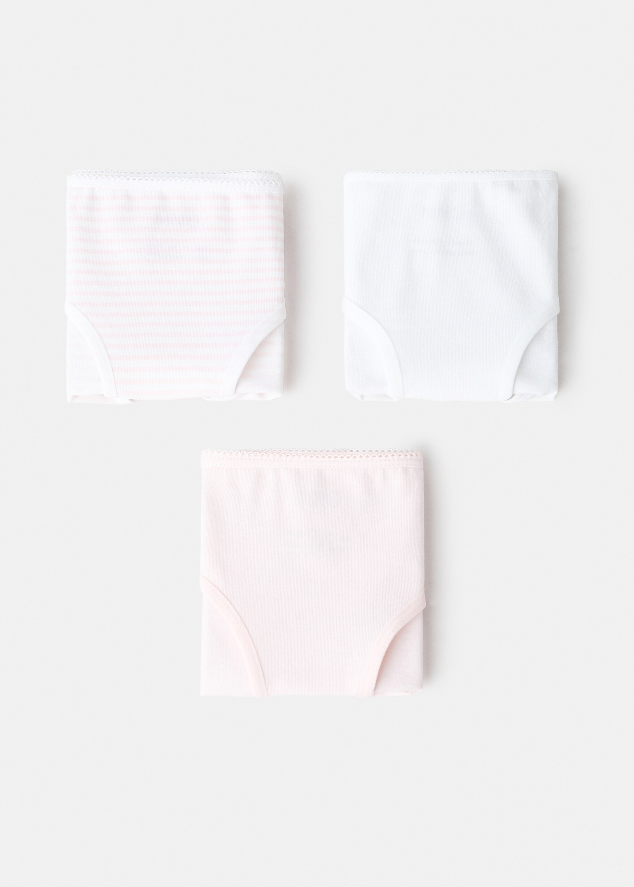 3 pack cotton panties - Article without model, Pink. Ref: 27021234-00.