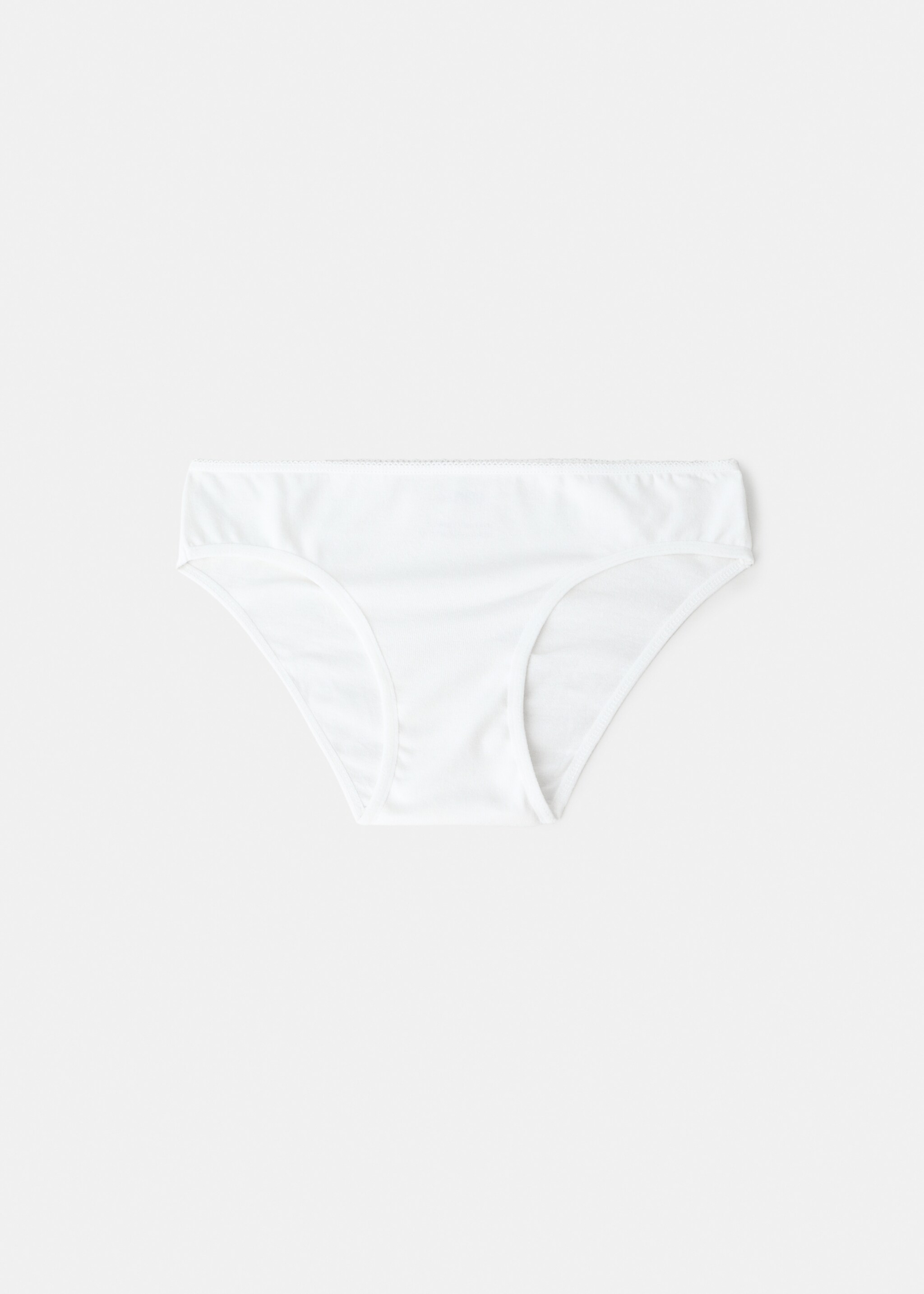 3 pack cotton panties - Details of the article 8, Off White. Ref: 27021236-00.