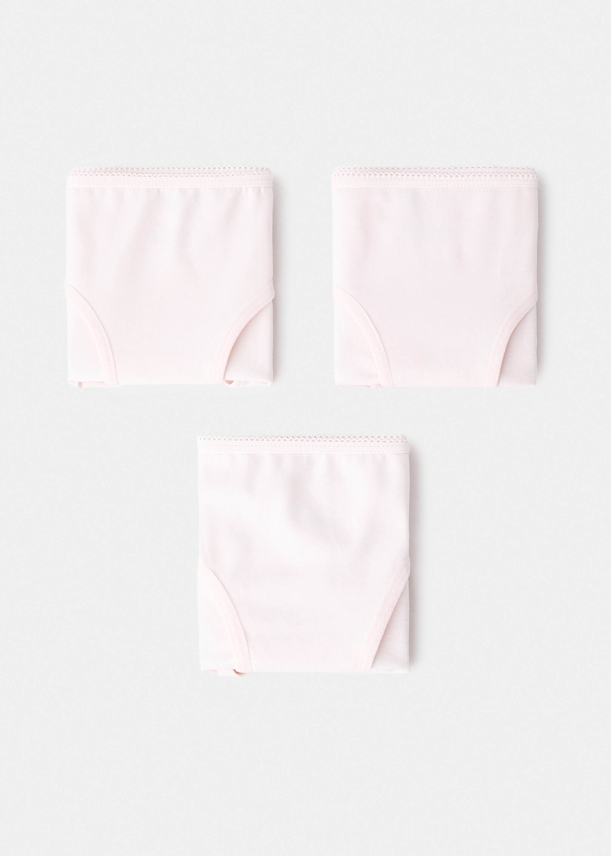 3 pack cotton panties - Article without model, Pink. Ref: 27021236-00.