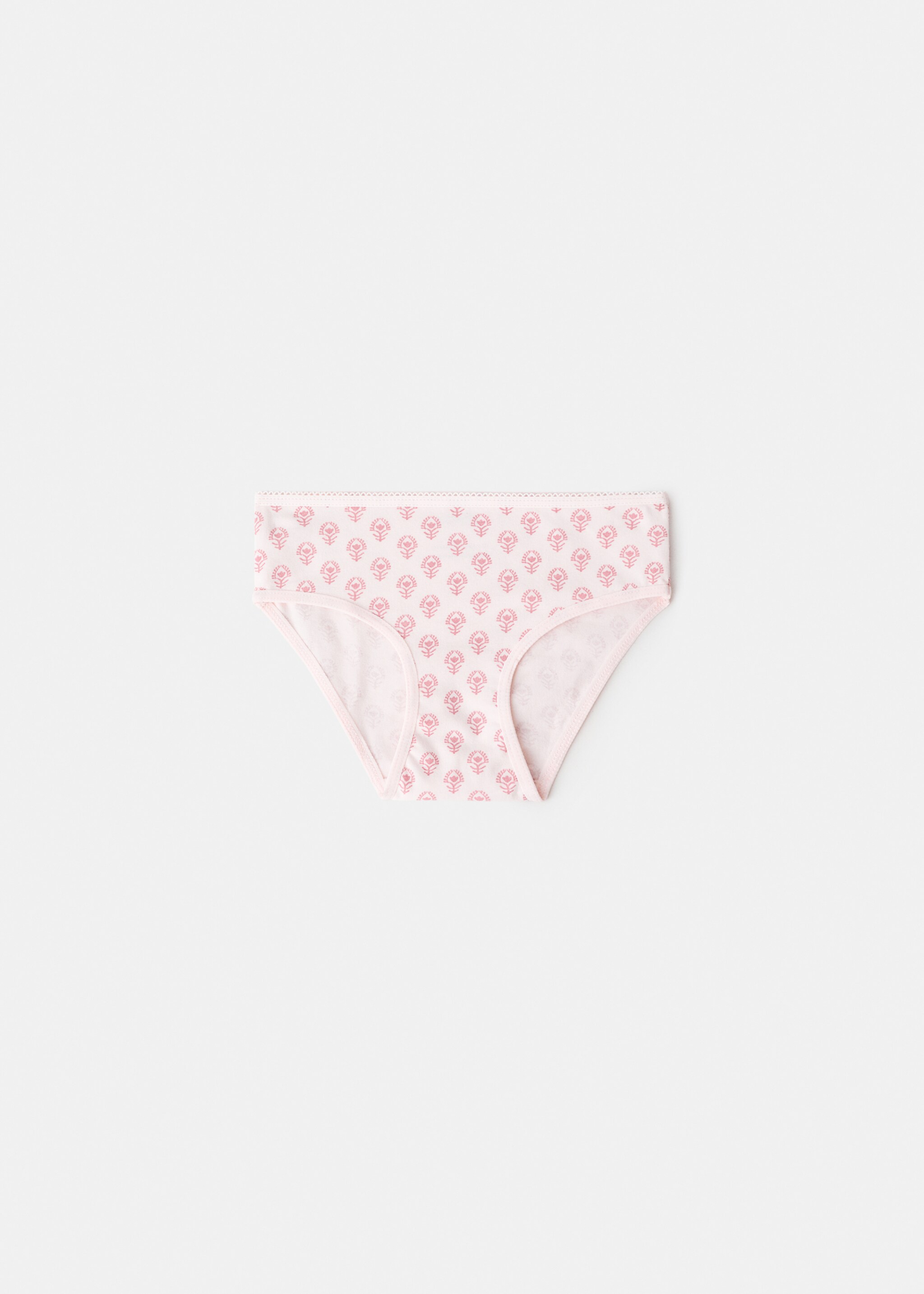 3 pack cotton panties - Details of the article 0, Pastel Pink. Ref: 27021237-00.
