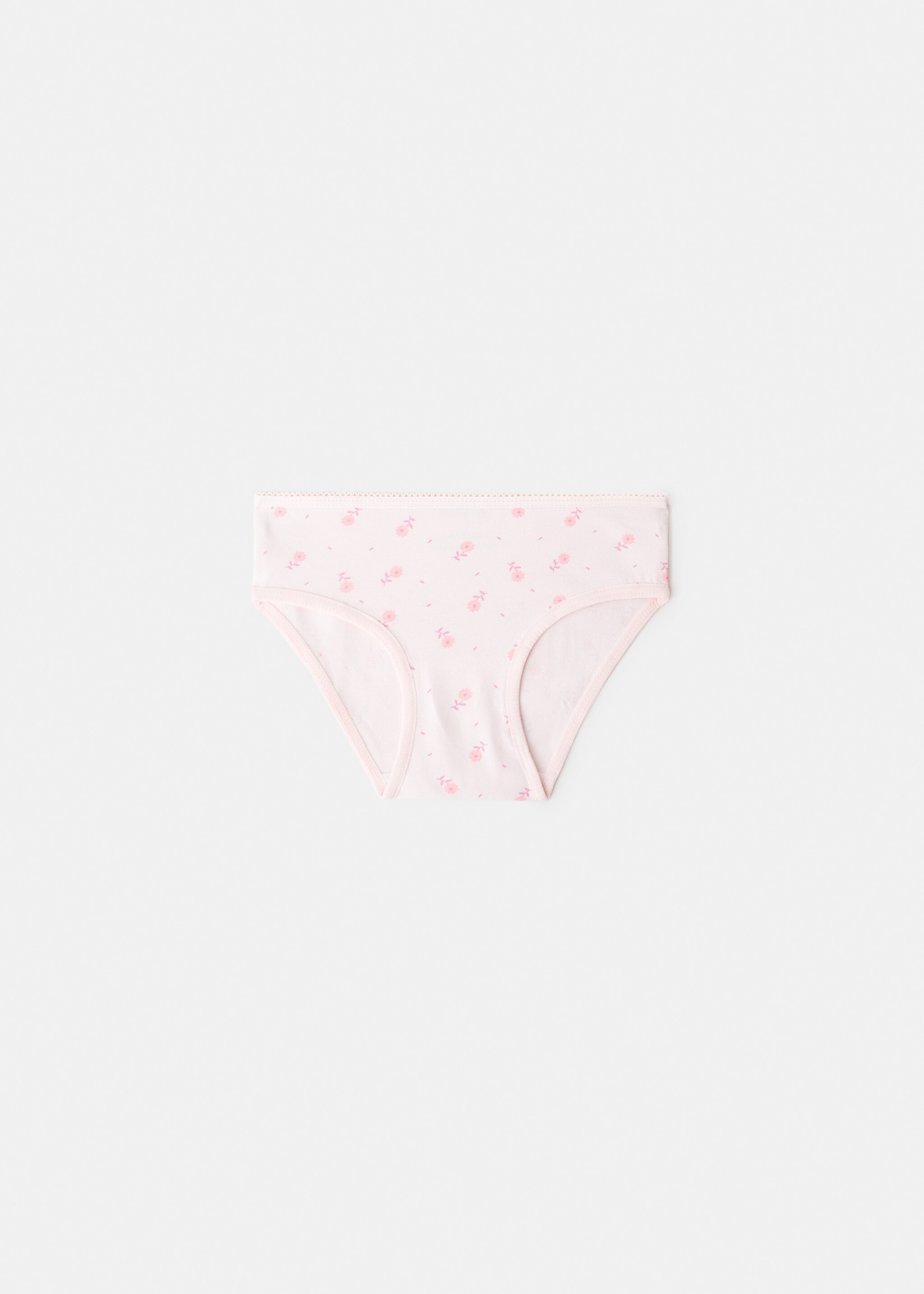 3 pack cotton panties - Details of the article 8, Pastel Pink. Ref: 27021237-00.