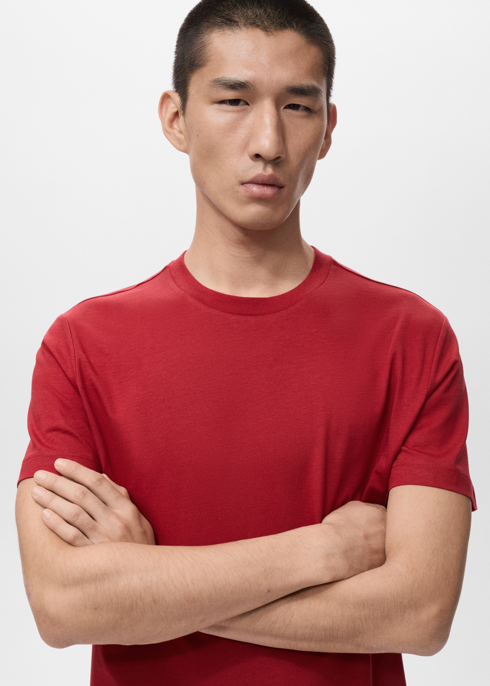 T-shirt cherloh-h - Details of the article 1, Red. Ref: 27021243-00.